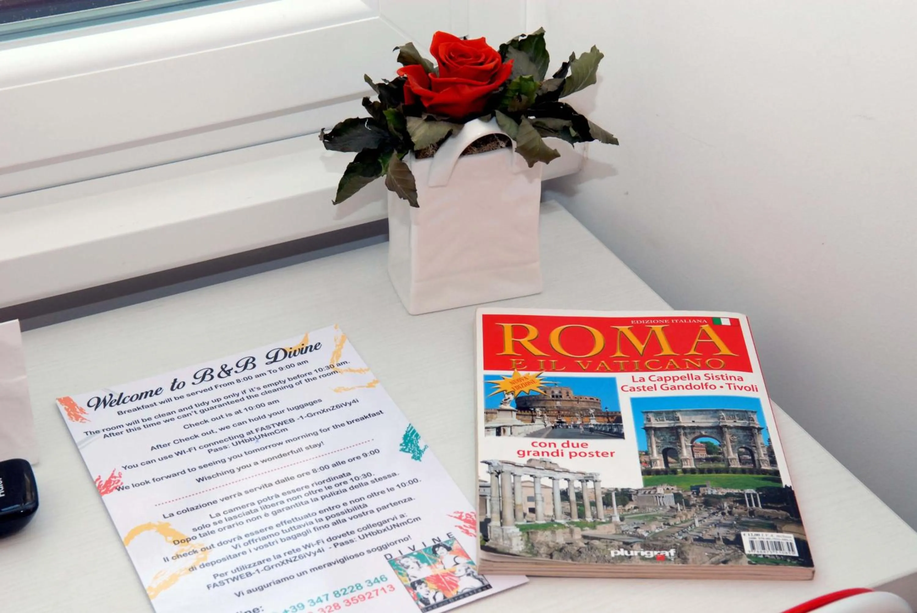 Decorative detail in Divine Bed & Breakfast