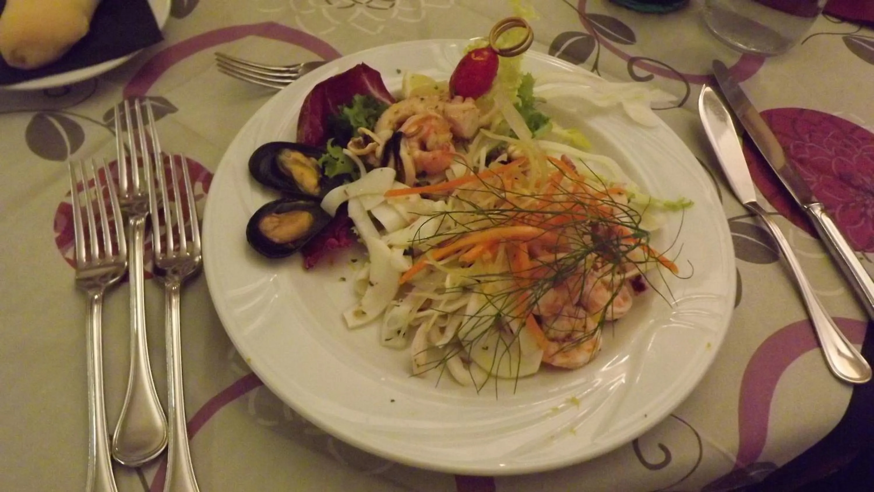 Food and drinks in Hotel Rita