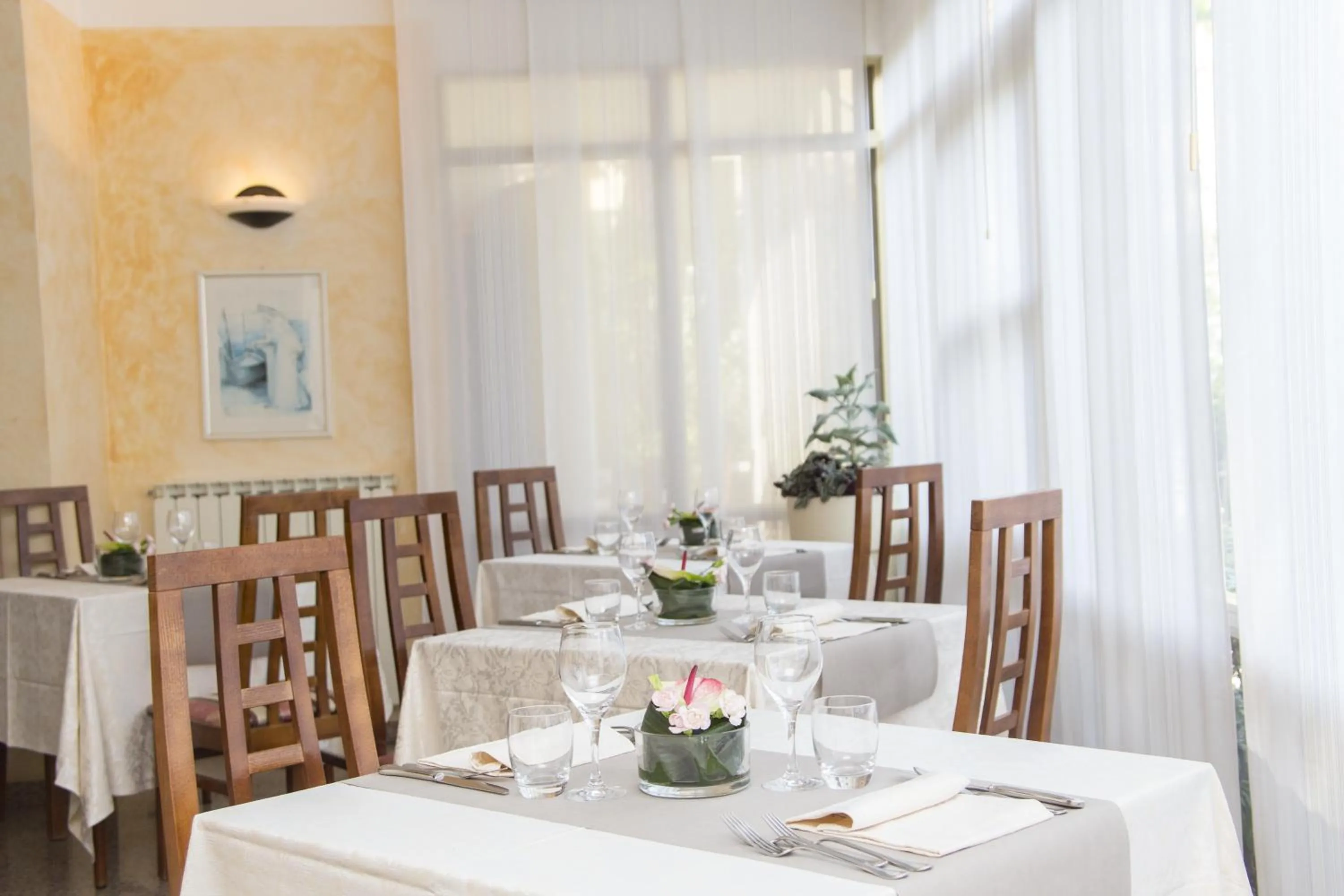 Dining area in Hotel Rita