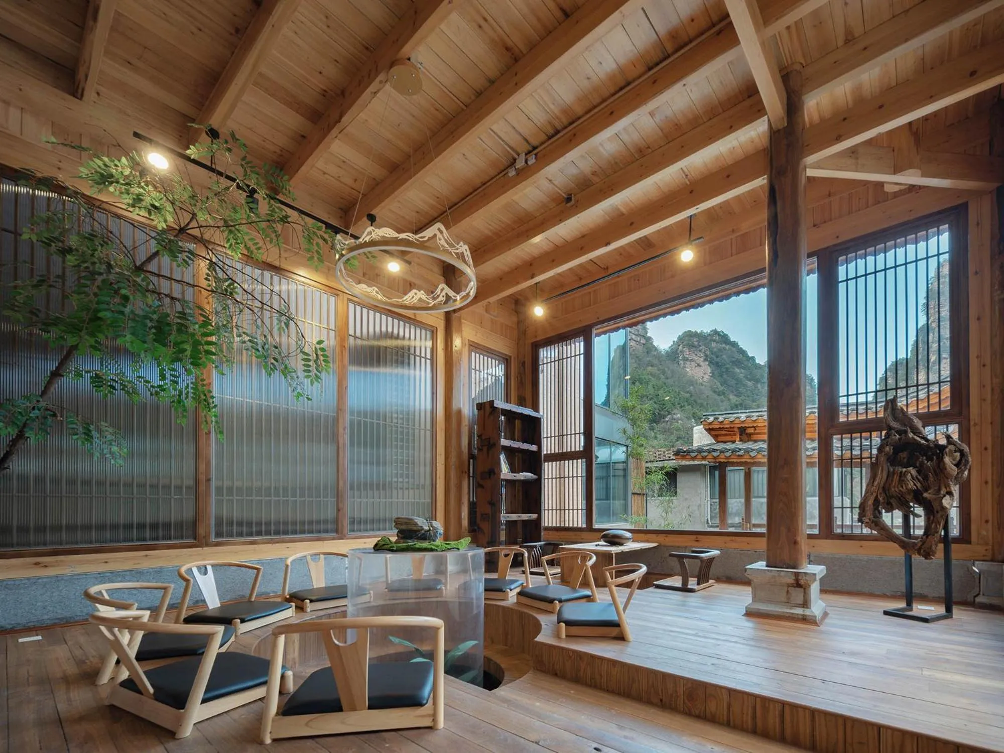 Seating area in Foggy Valley