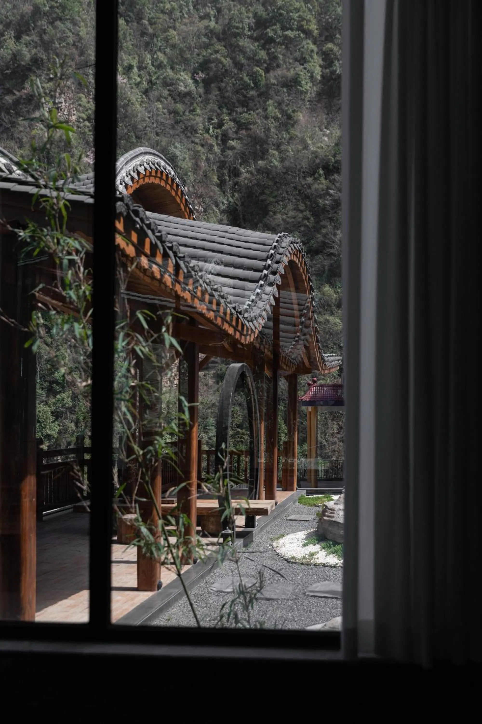Inner courtyard view in Foggy Valley