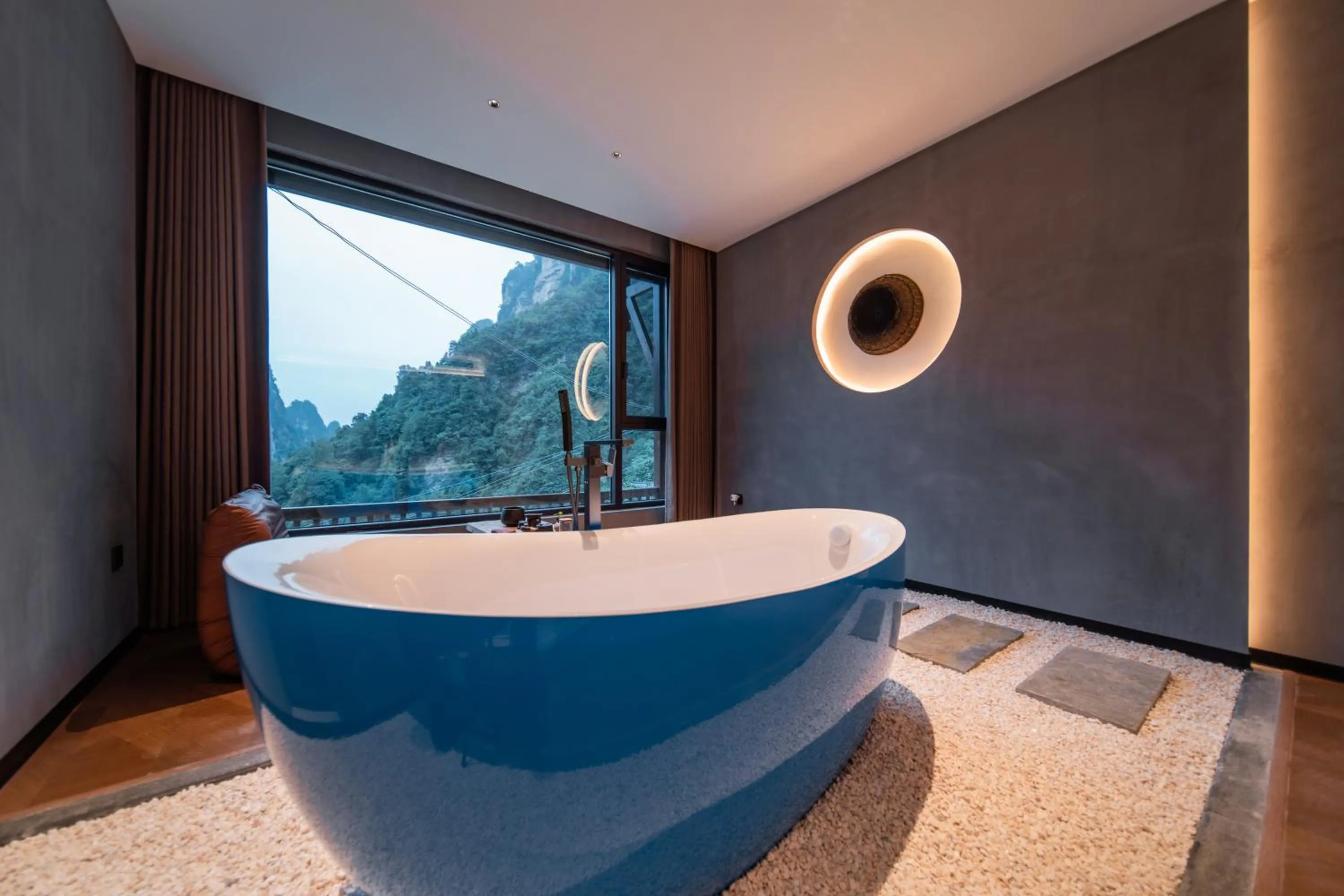 Bath in Foggy Valley