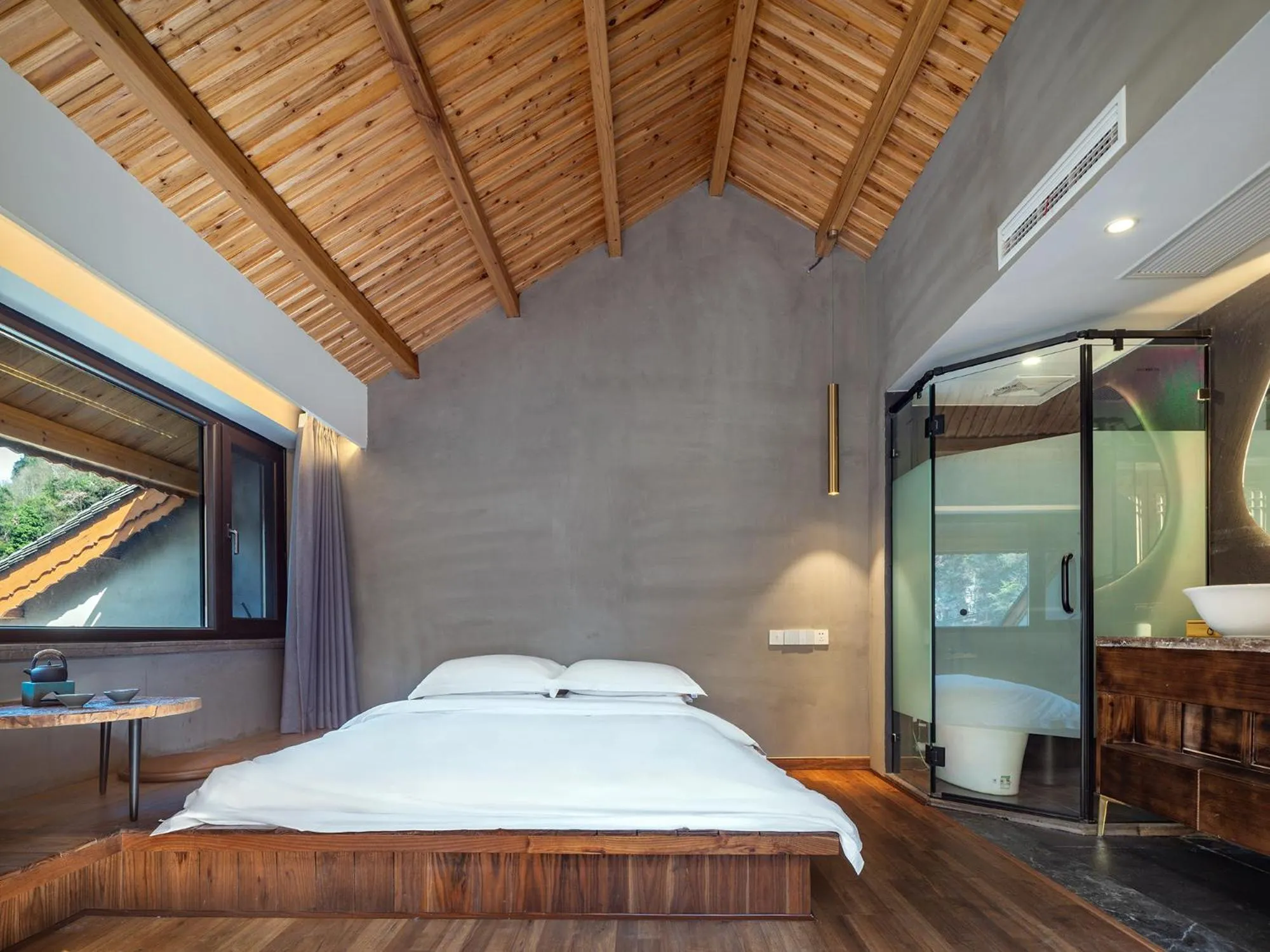Bedroom, Bed in Foggy Valley