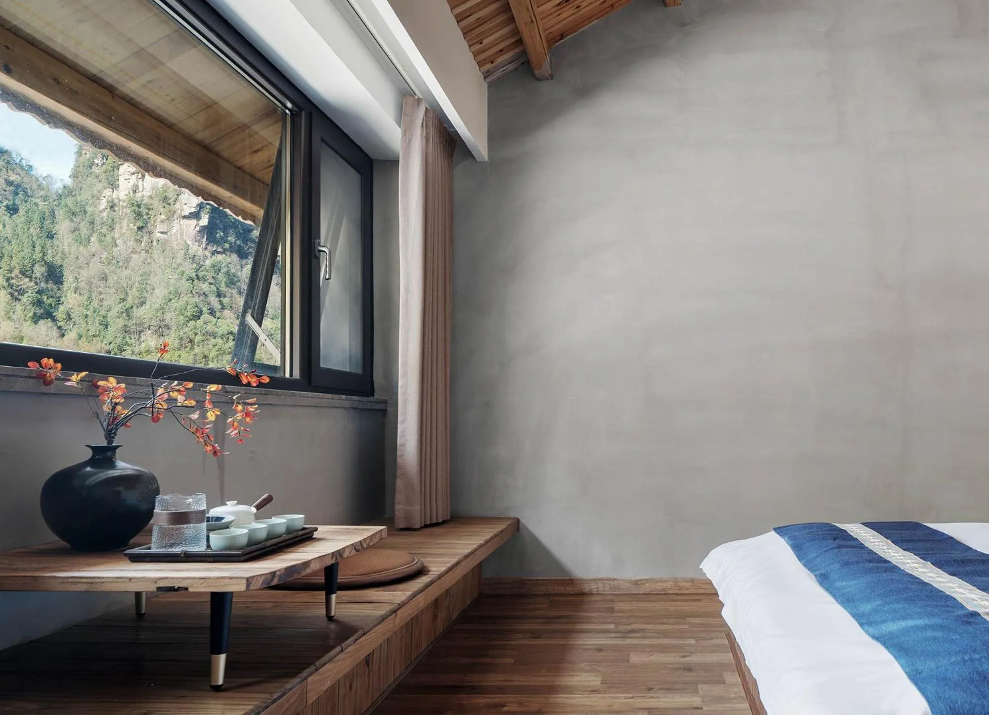 Coffee/tea facilities, Bed in Foggy Valley
