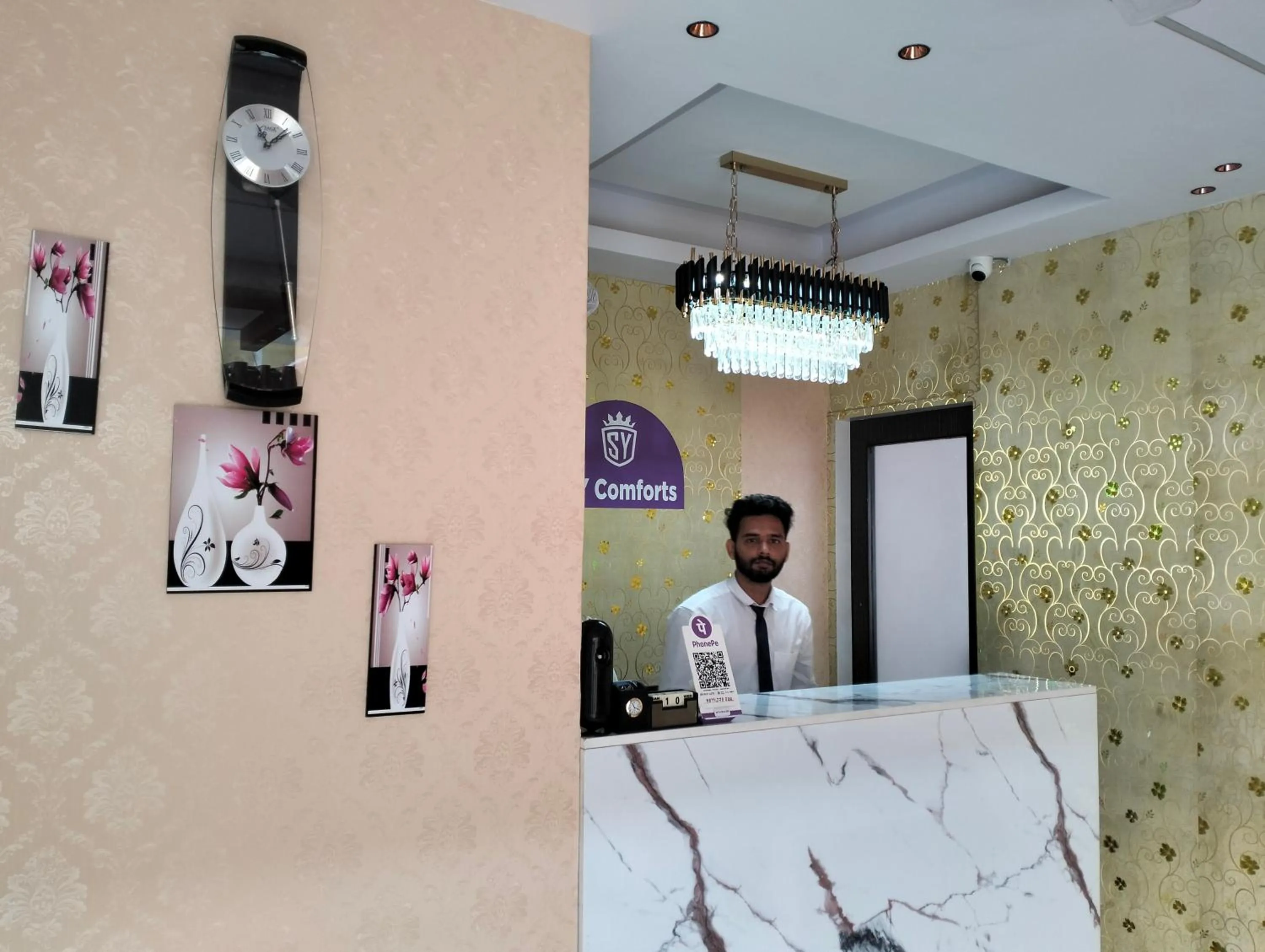 Lobby or reception in Hotel SY Comforts