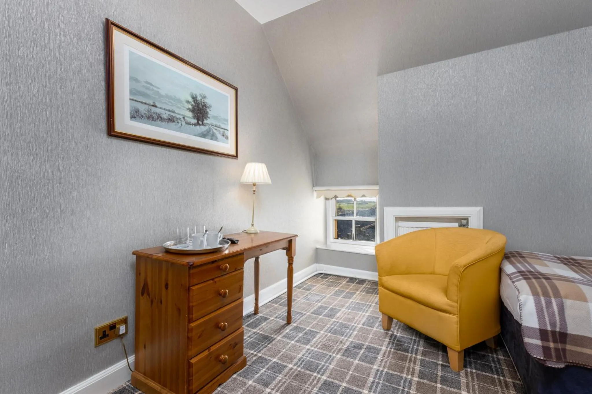 Bed in Dornoch Castle Hotel