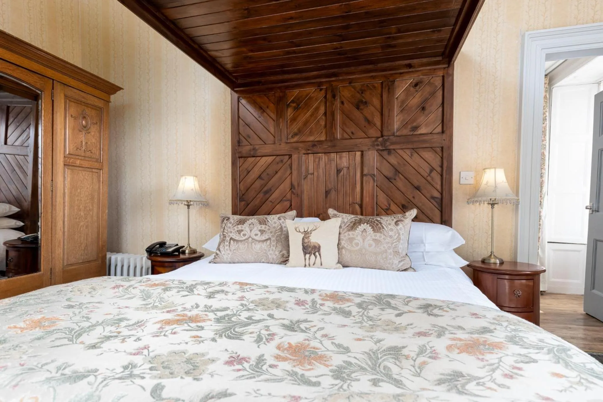 Bed in Dornoch Castle Hotel