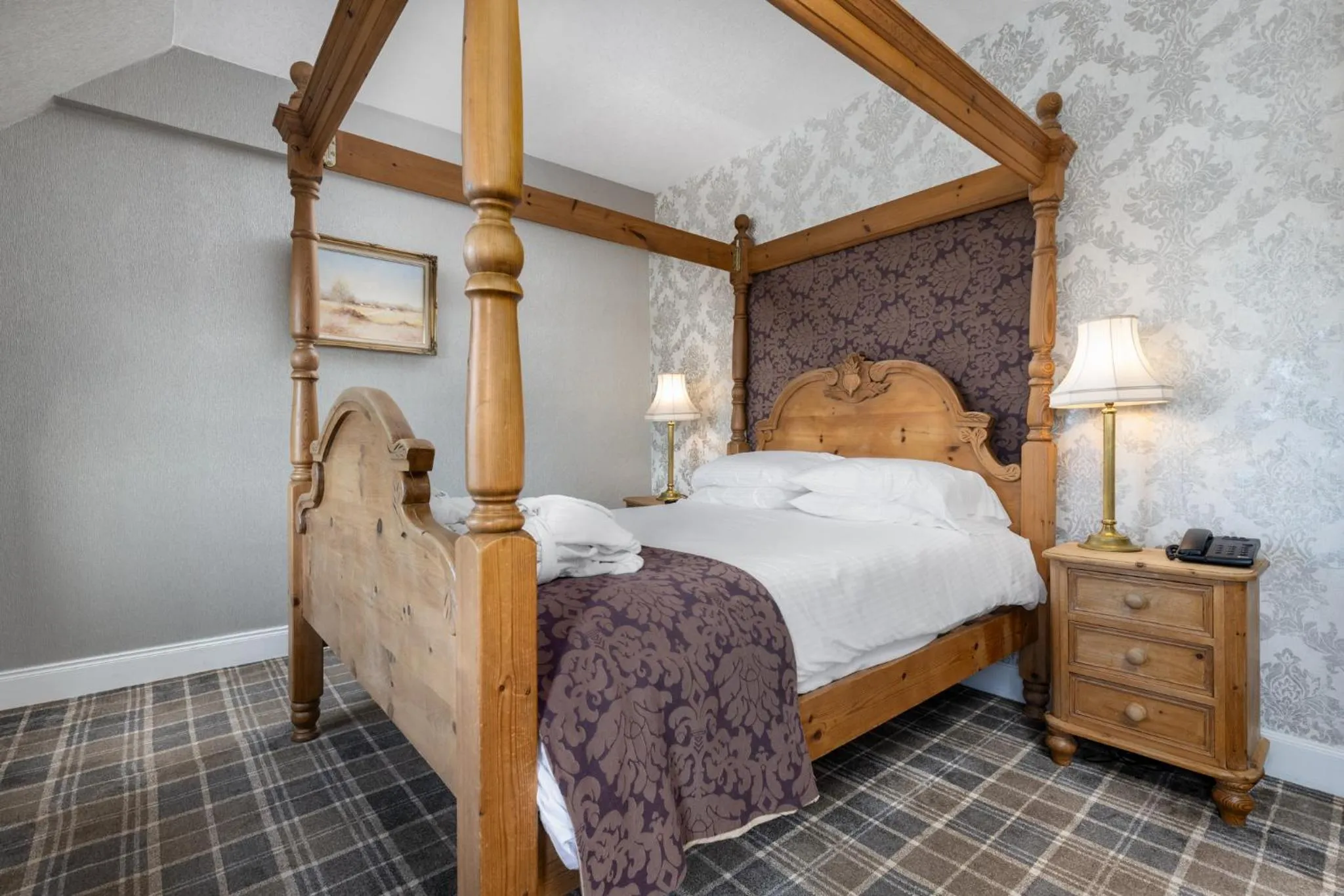 Bed in Dornoch Castle Hotel