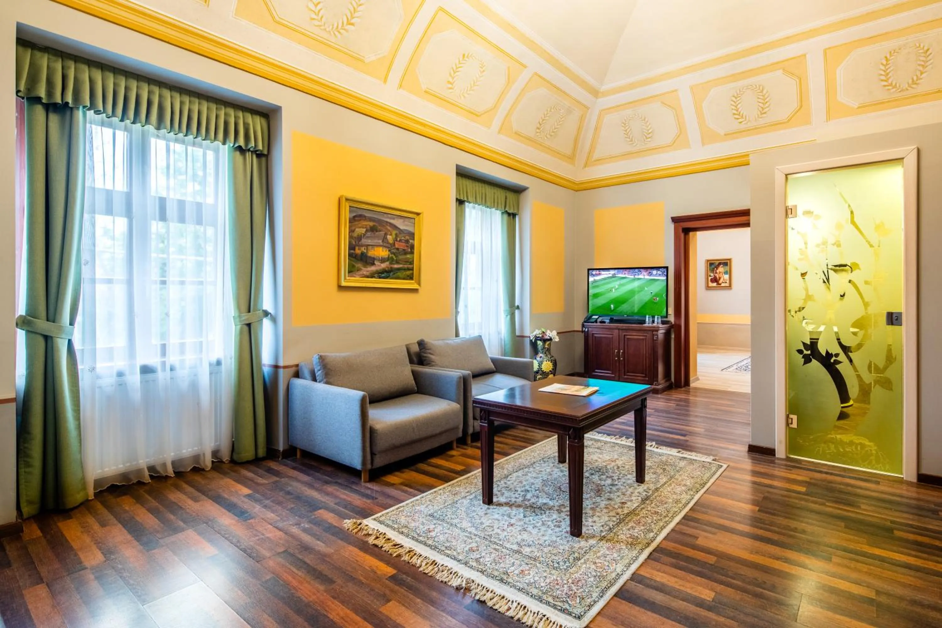 Living room in Hotel Vécsecity