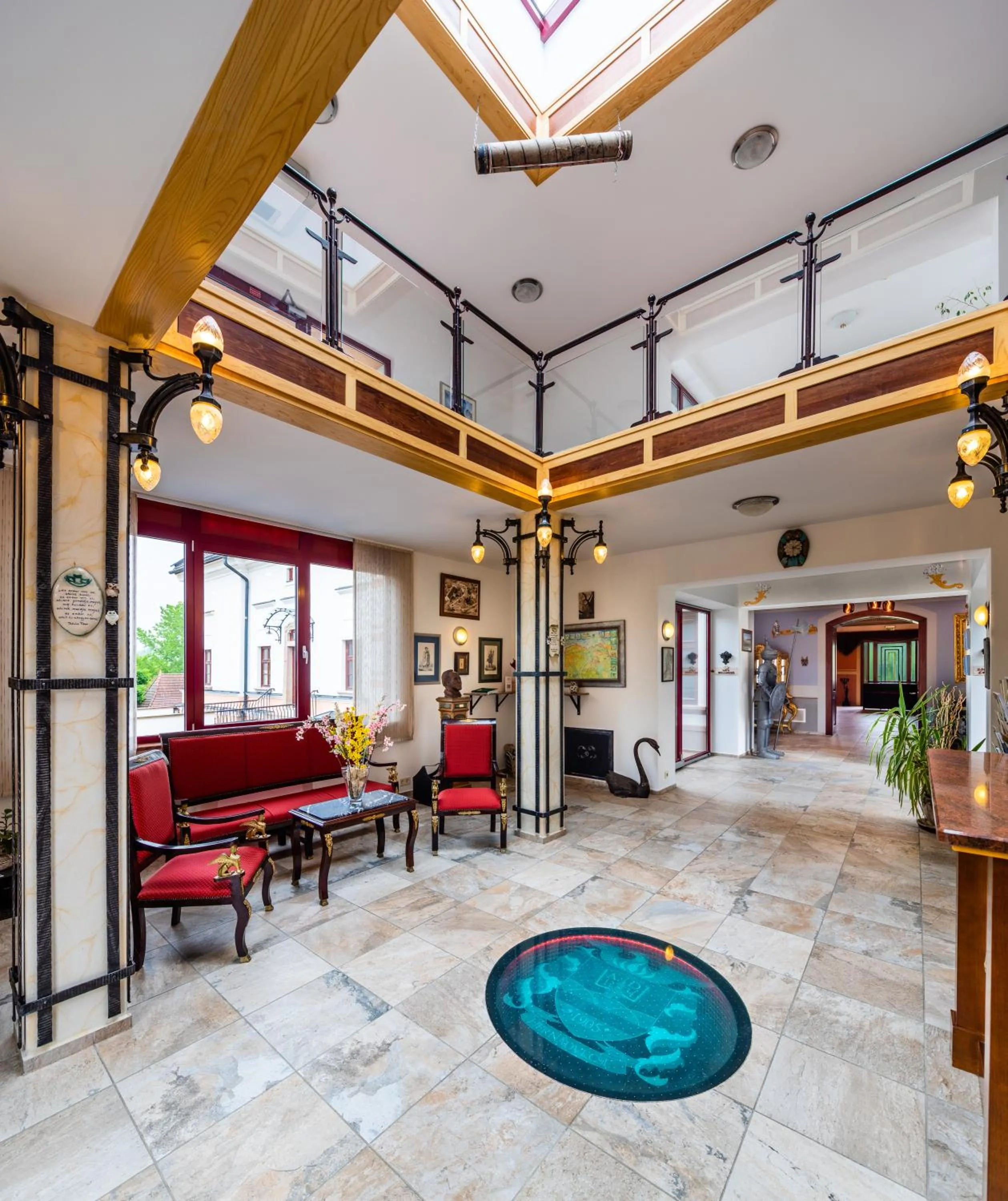 Lobby or reception in Hotel Vécsecity