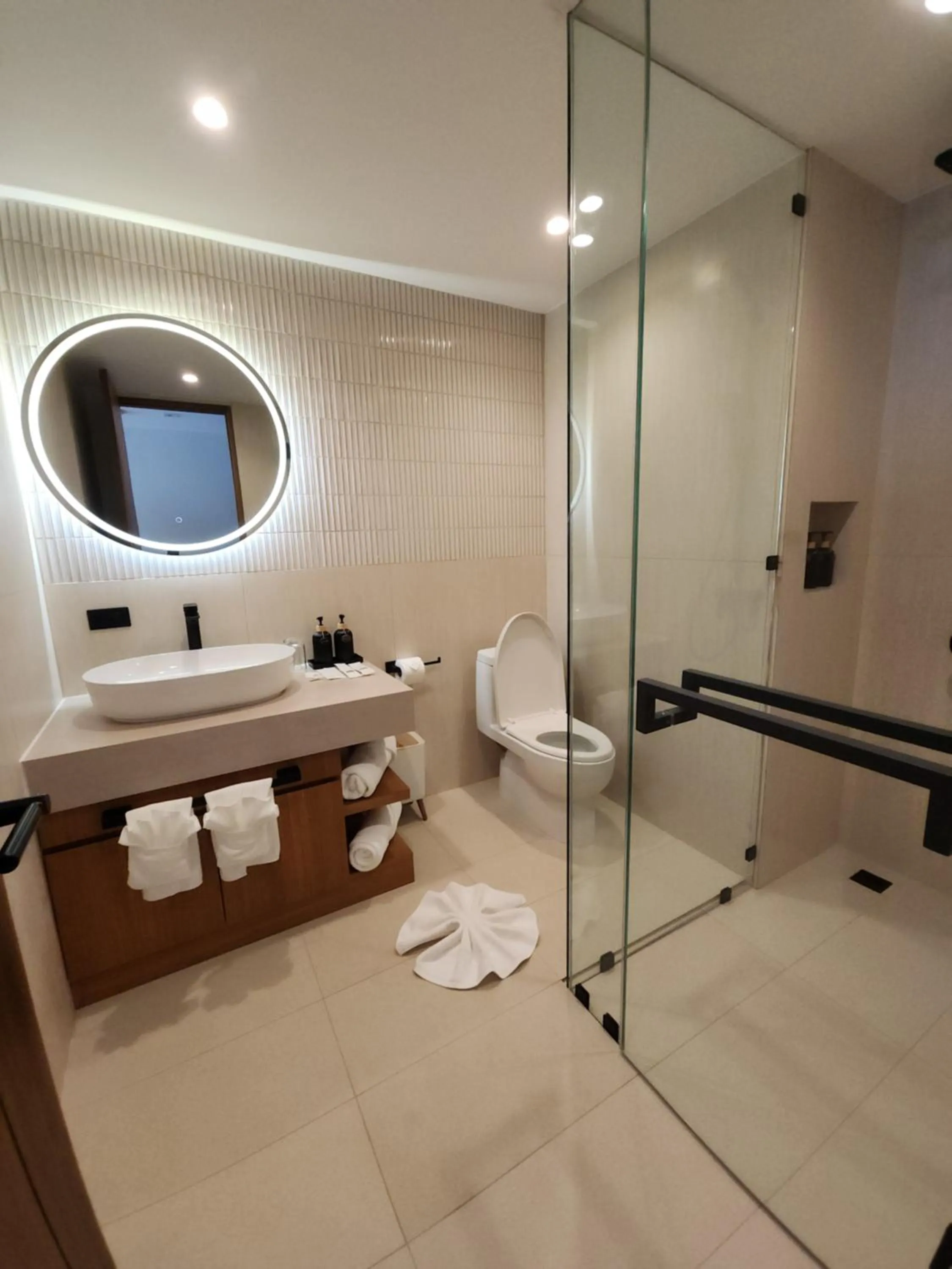 Shower in Baan Bophut Beach Hotel Samui - SHA Extra Plus