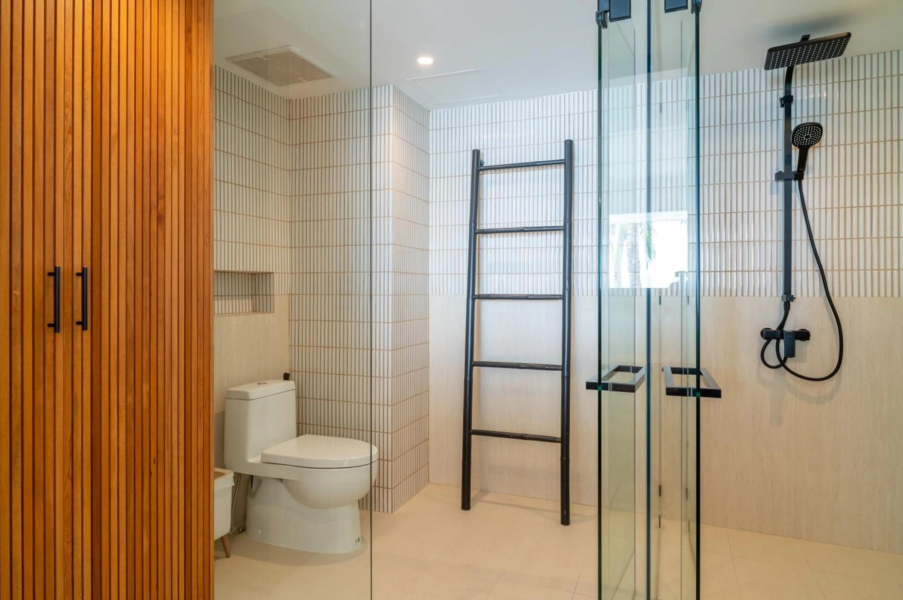 Shower in Baan Bophut Beach Hotel Samui - SHA Extra Plus