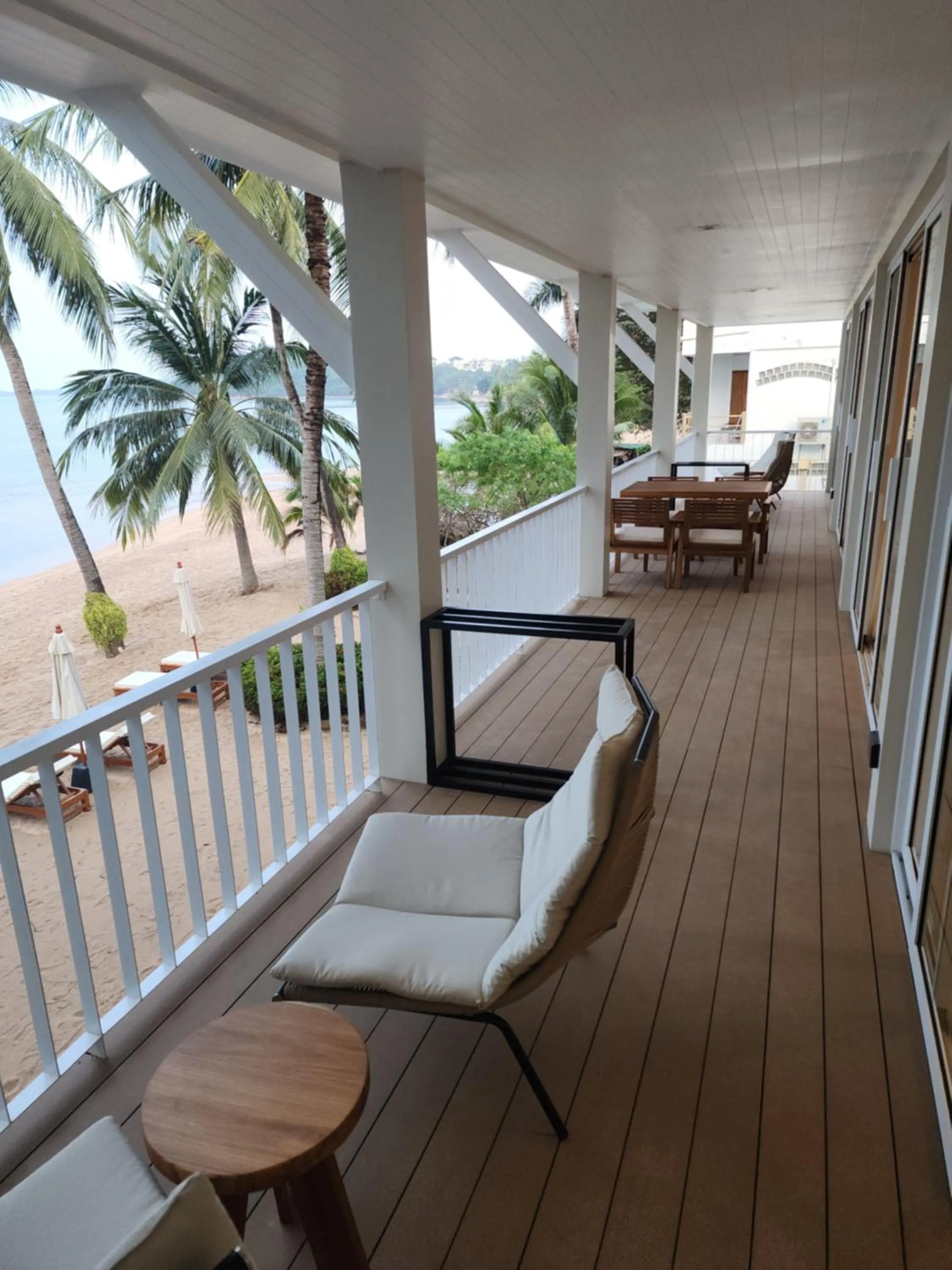 Patio in Baan Bophut Beach Hotel Samui - SHA Extra Plus