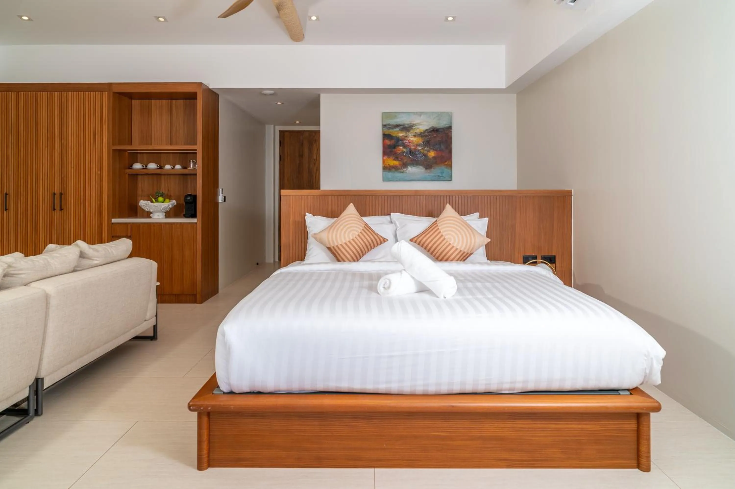 Bed in Baan Bophut Beach Hotel Samui - SHA Extra Plus