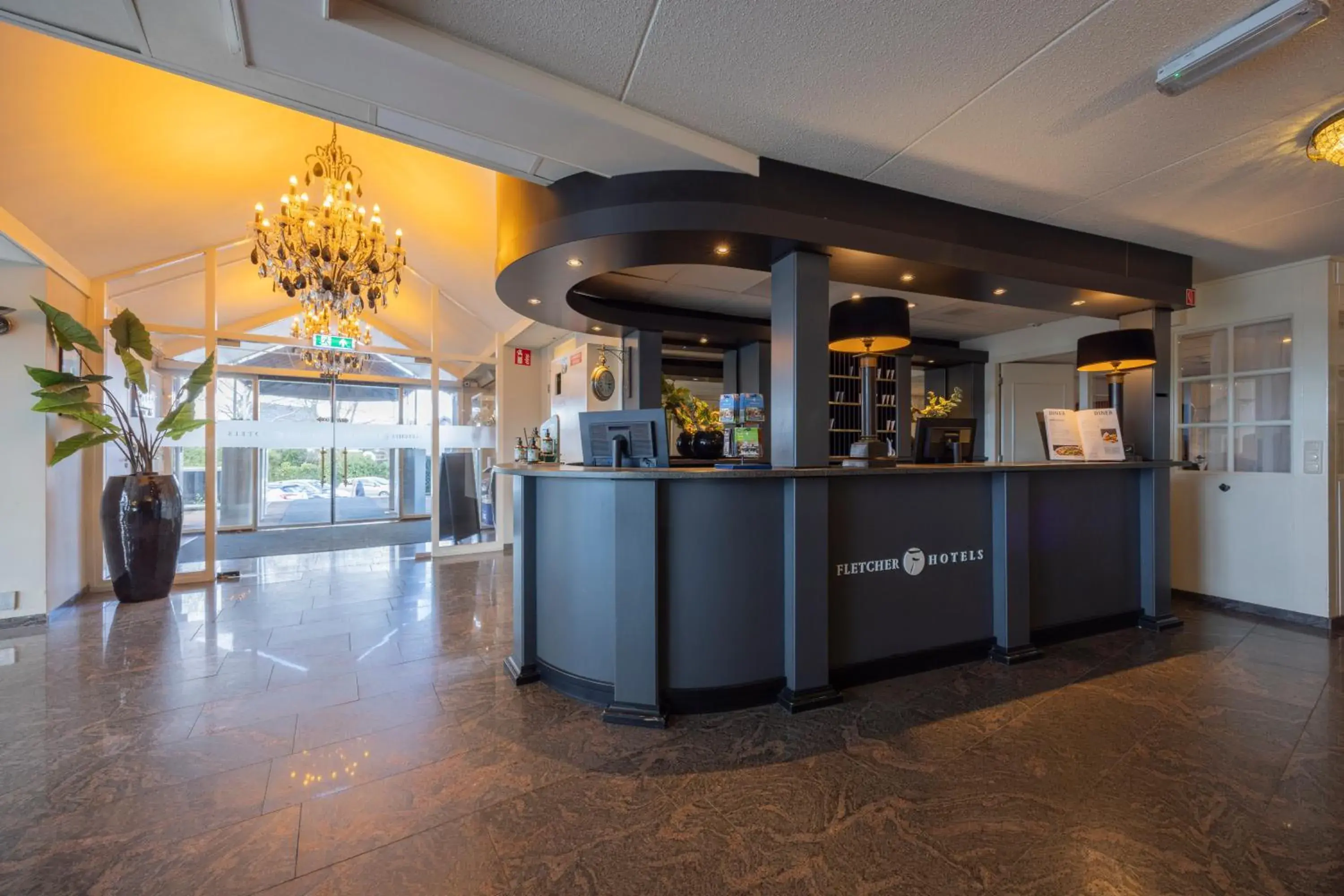 Lobby or reception in Fletcher Hotel Jan van Scorel Lobby or reception in Fletcher Hotel Jan van Scorel