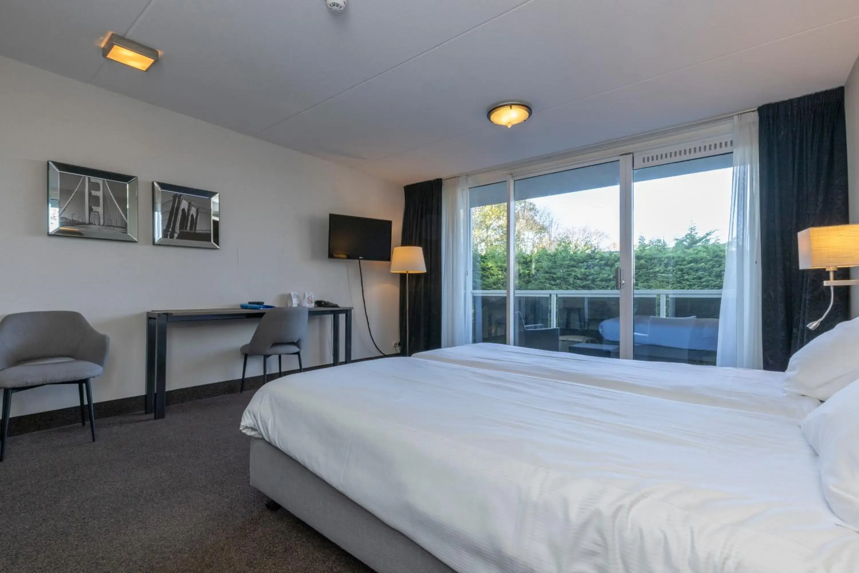 Bed in Fletcher Hotel Jan van Scorel Bed in Fletcher Hotel Jan van Scorel