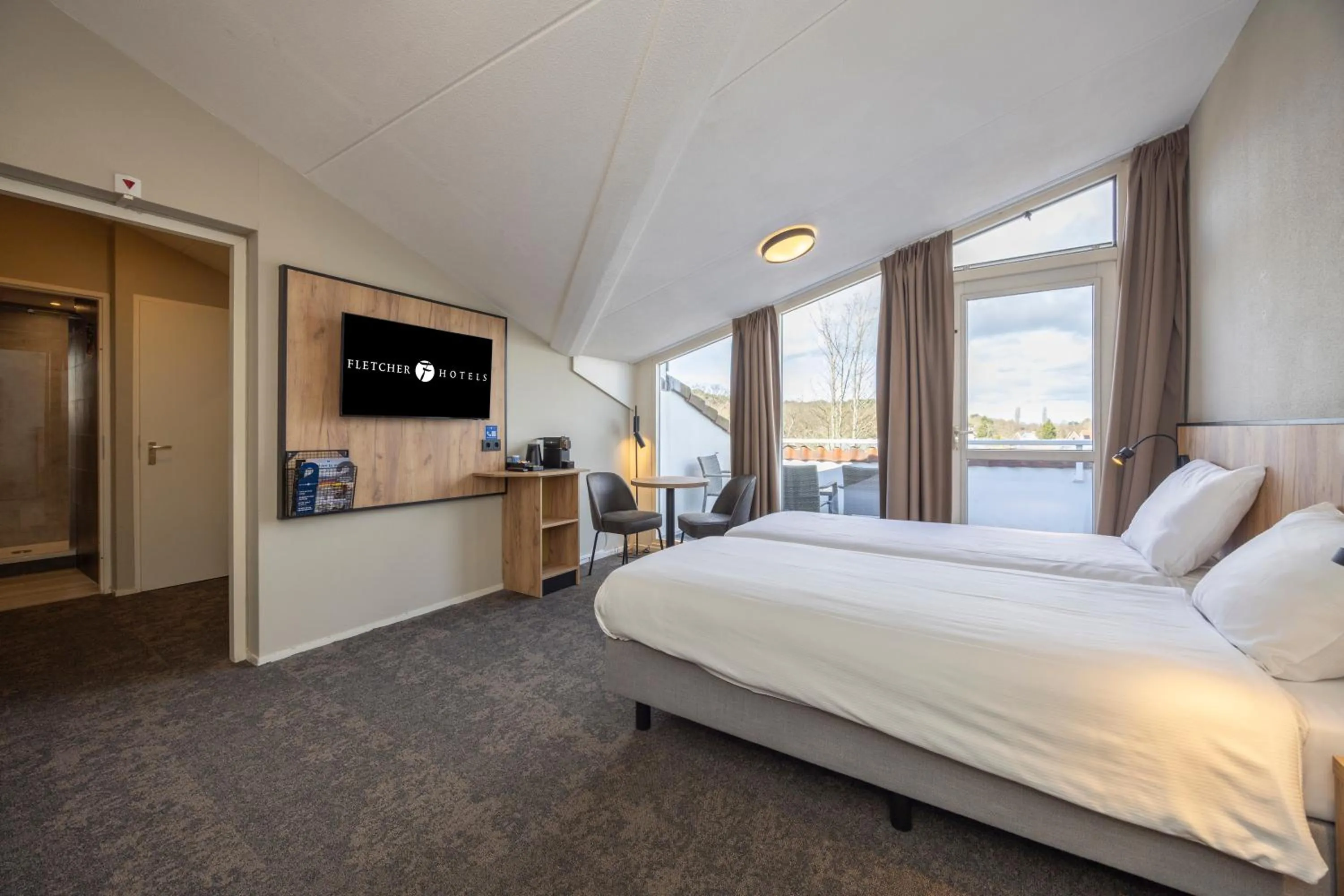 Bed in Fletcher Hotel Jan van Scorel