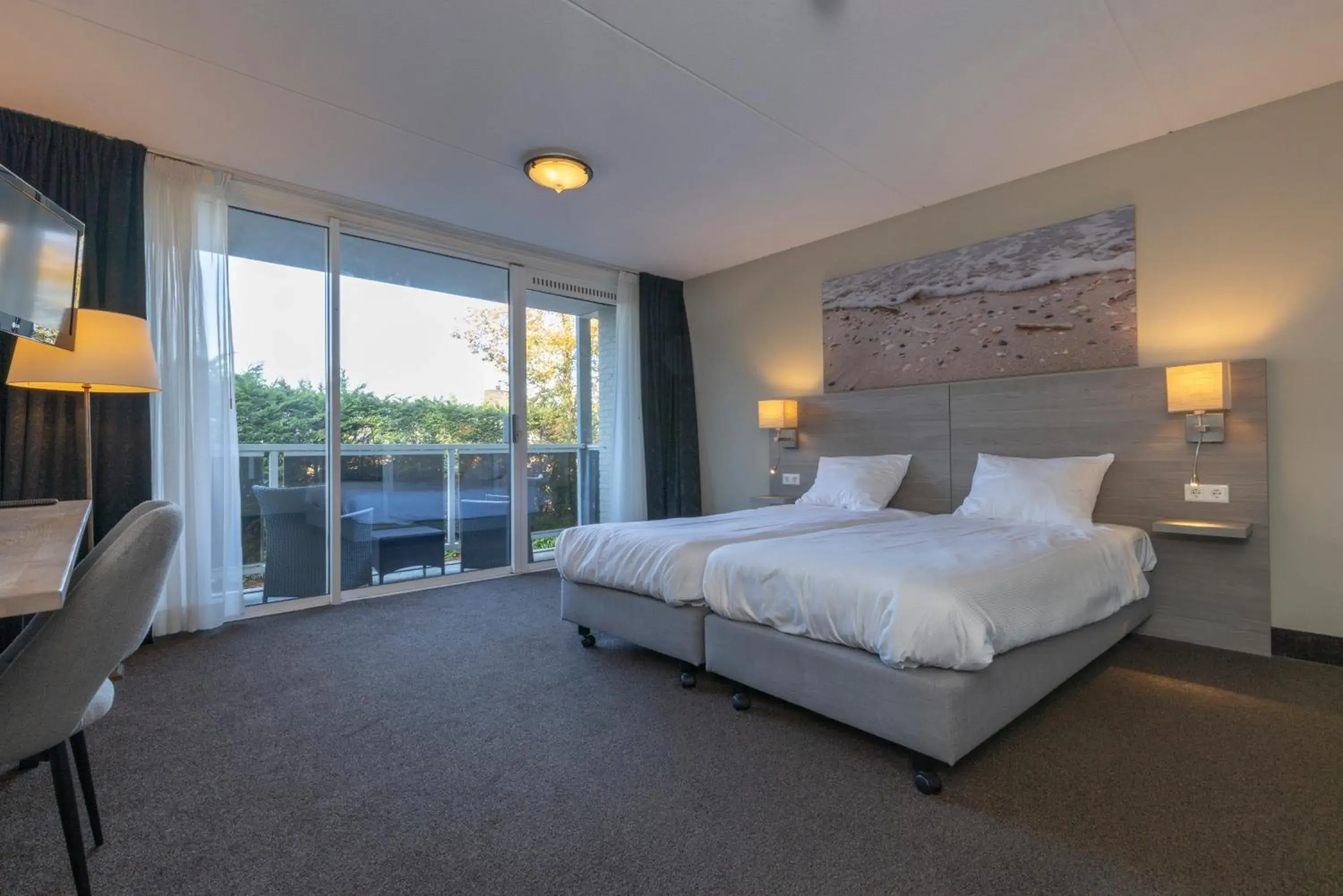 Bed in Fletcher Hotel Jan van Scorel Bed in Fletcher Hotel Jan van Scorel