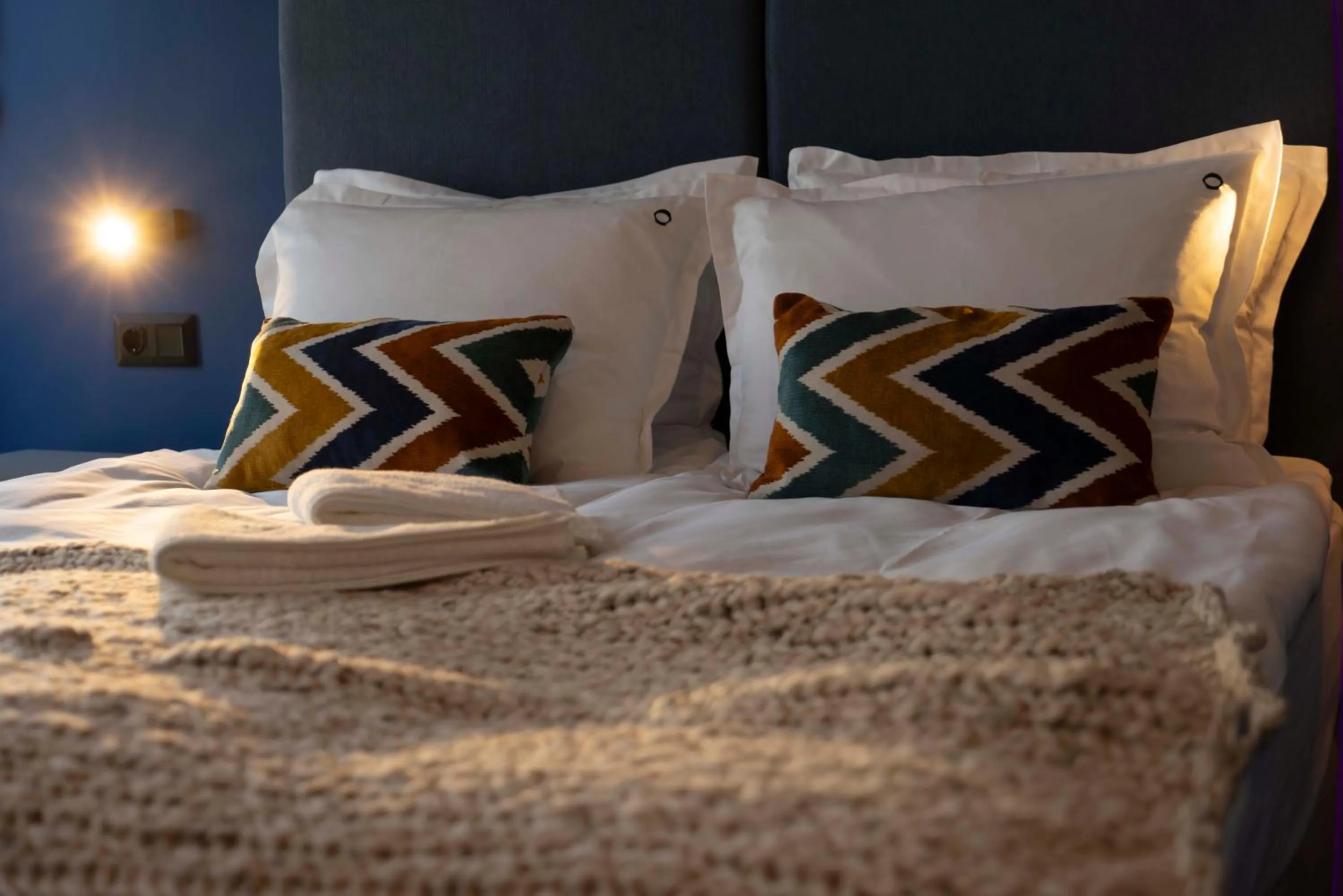 Decorative detail, Bed in Maria Luisa by INTROVERT HOTELS