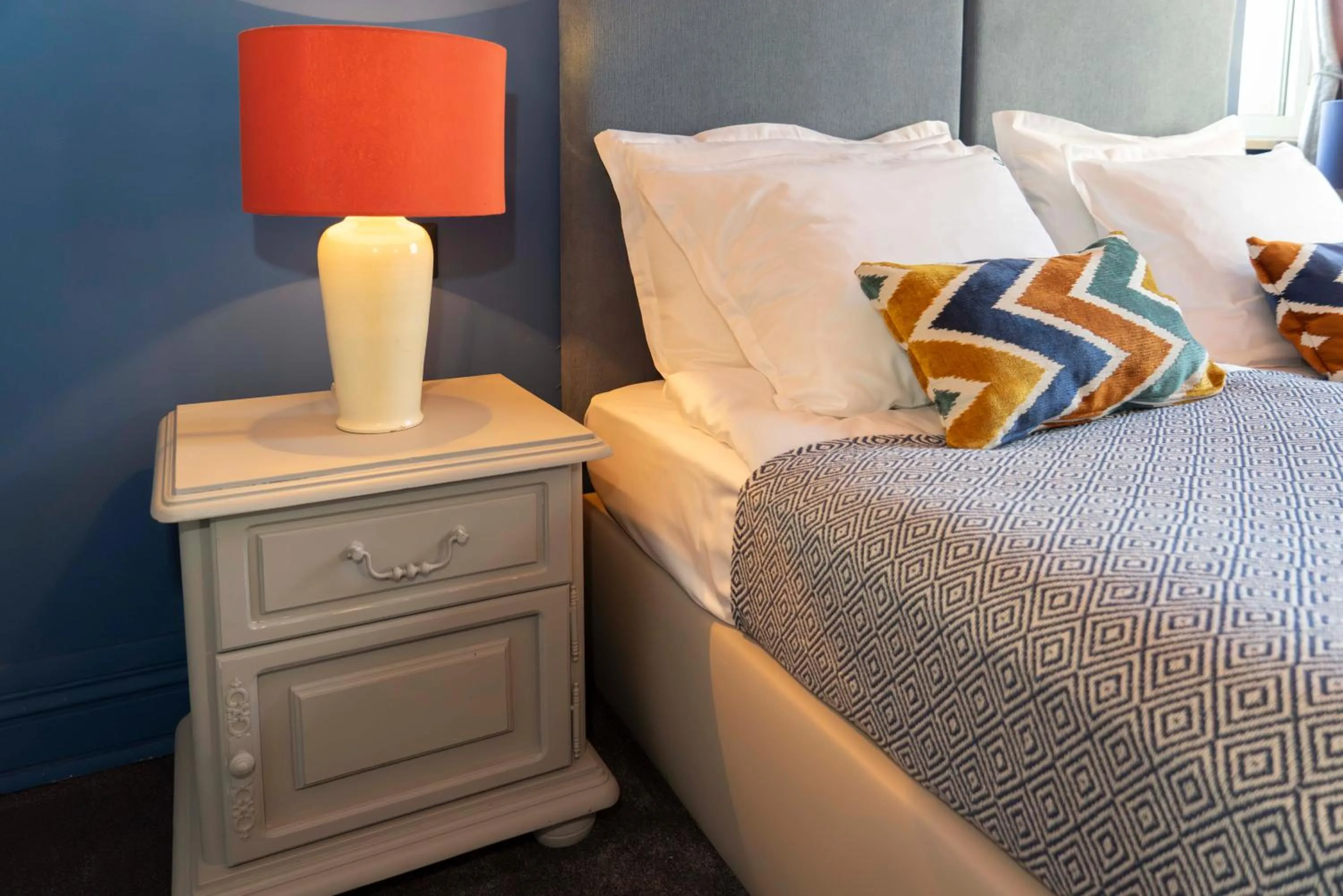 Decorative detail, Bed in Maria Luisa by INTROVERT HOTELS