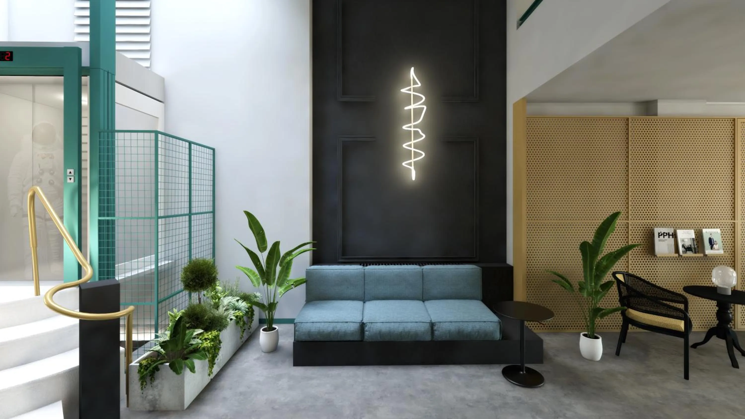 Lobby or reception in Maria Luisa by INTROVERT HOTELS