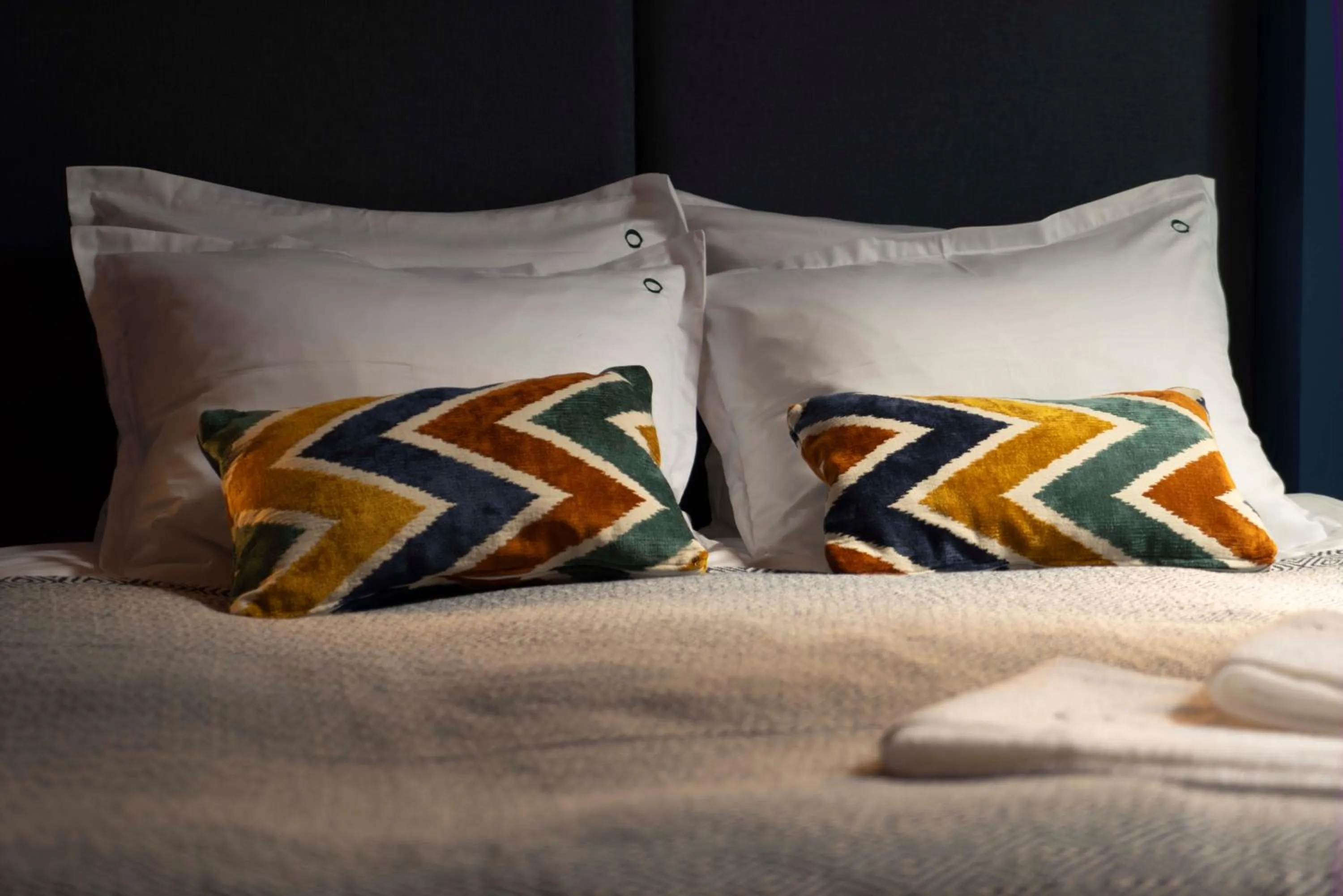 Decorative detail, Bed in Maria Luisa by INTROVERT HOTELS