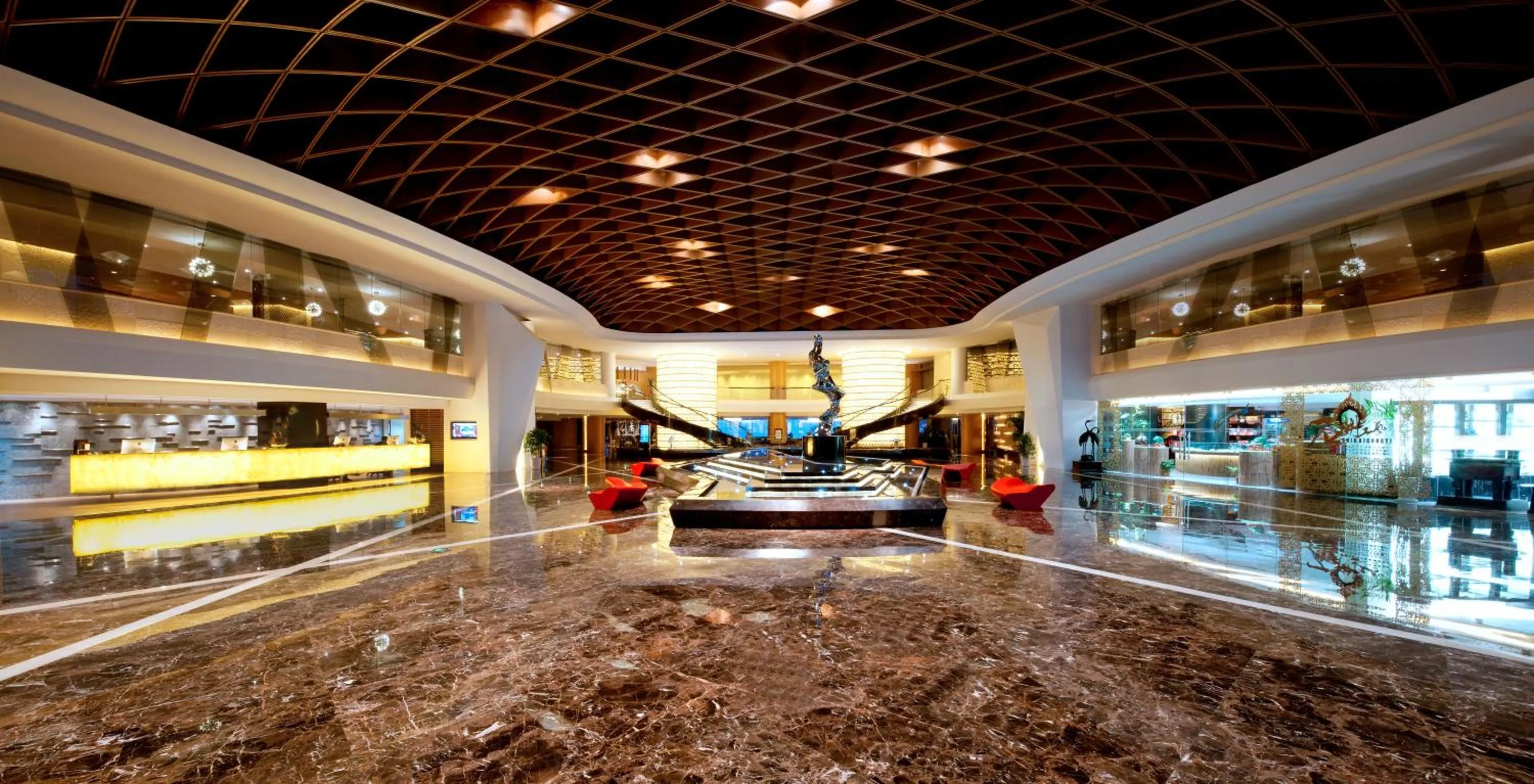 Lobby or reception in Wingtech Hotel