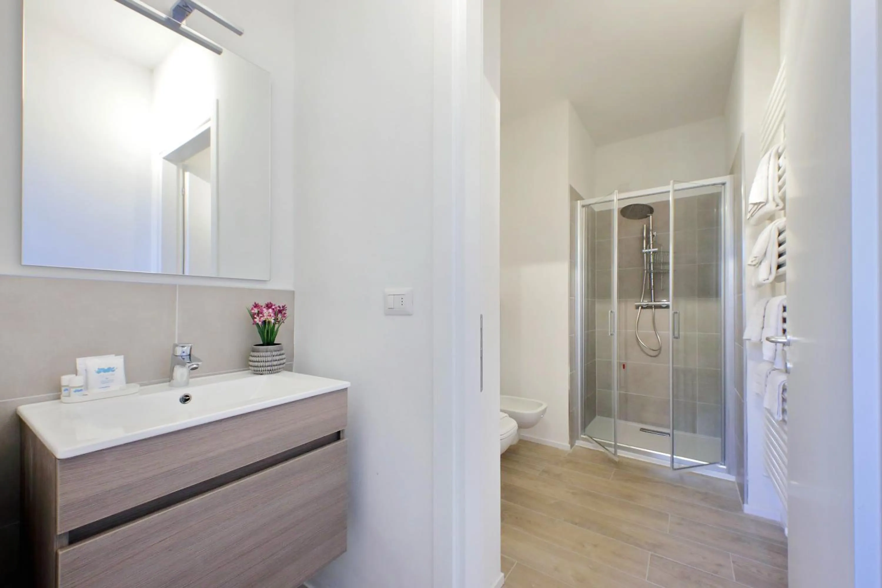 Shower in Siena Hills Apartments