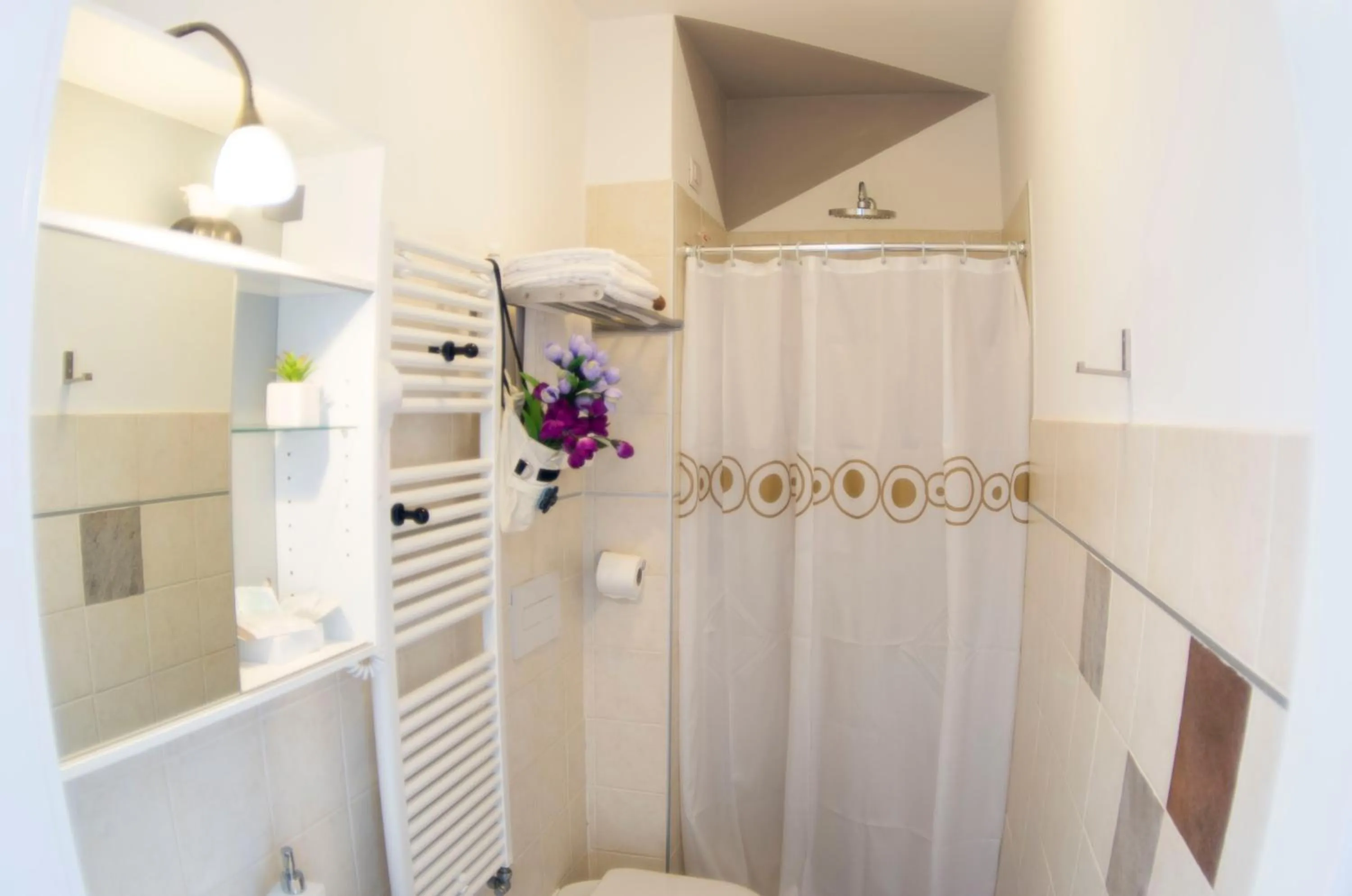 Shower in B&B dai Carari