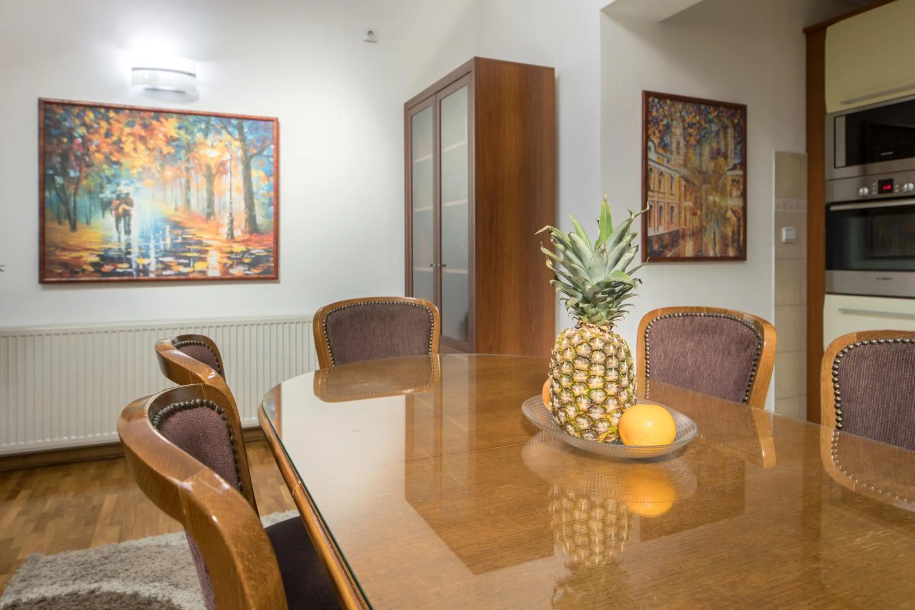 Dining area in F Apartmani Kragujevac