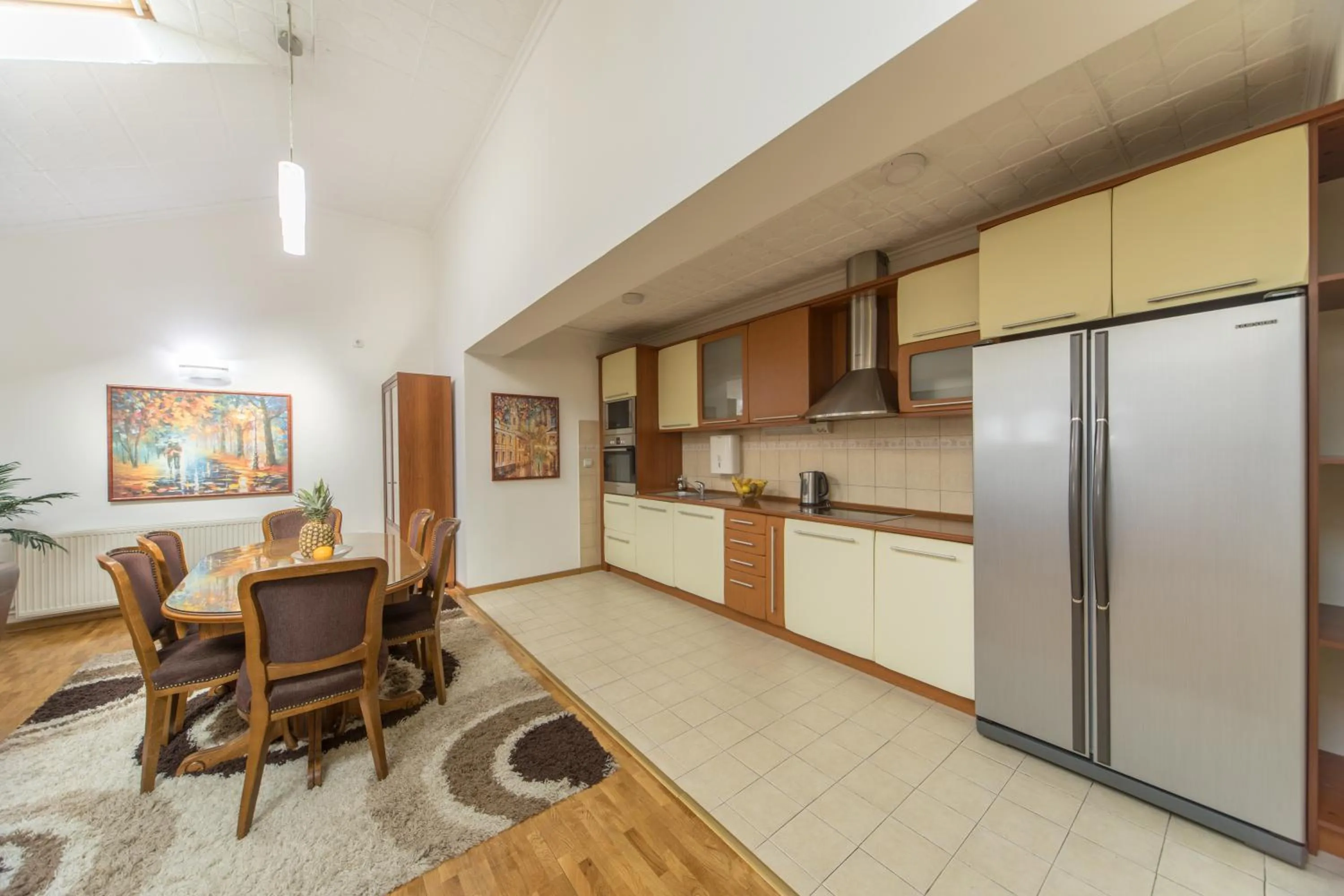 Kitchen or kitchenette in F Apartmani Kragujevac