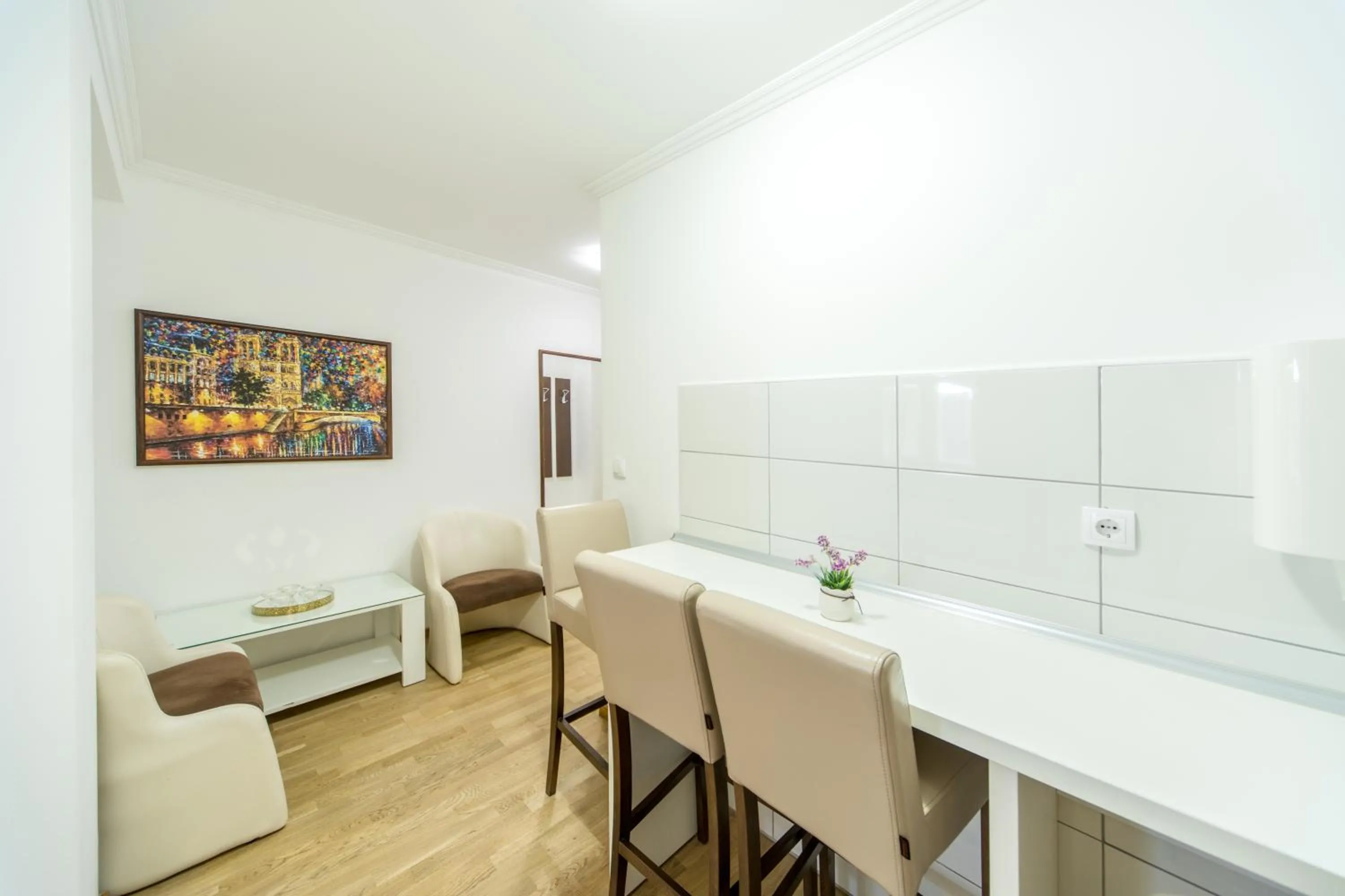 Dining area in F Apartmani Kragujevac