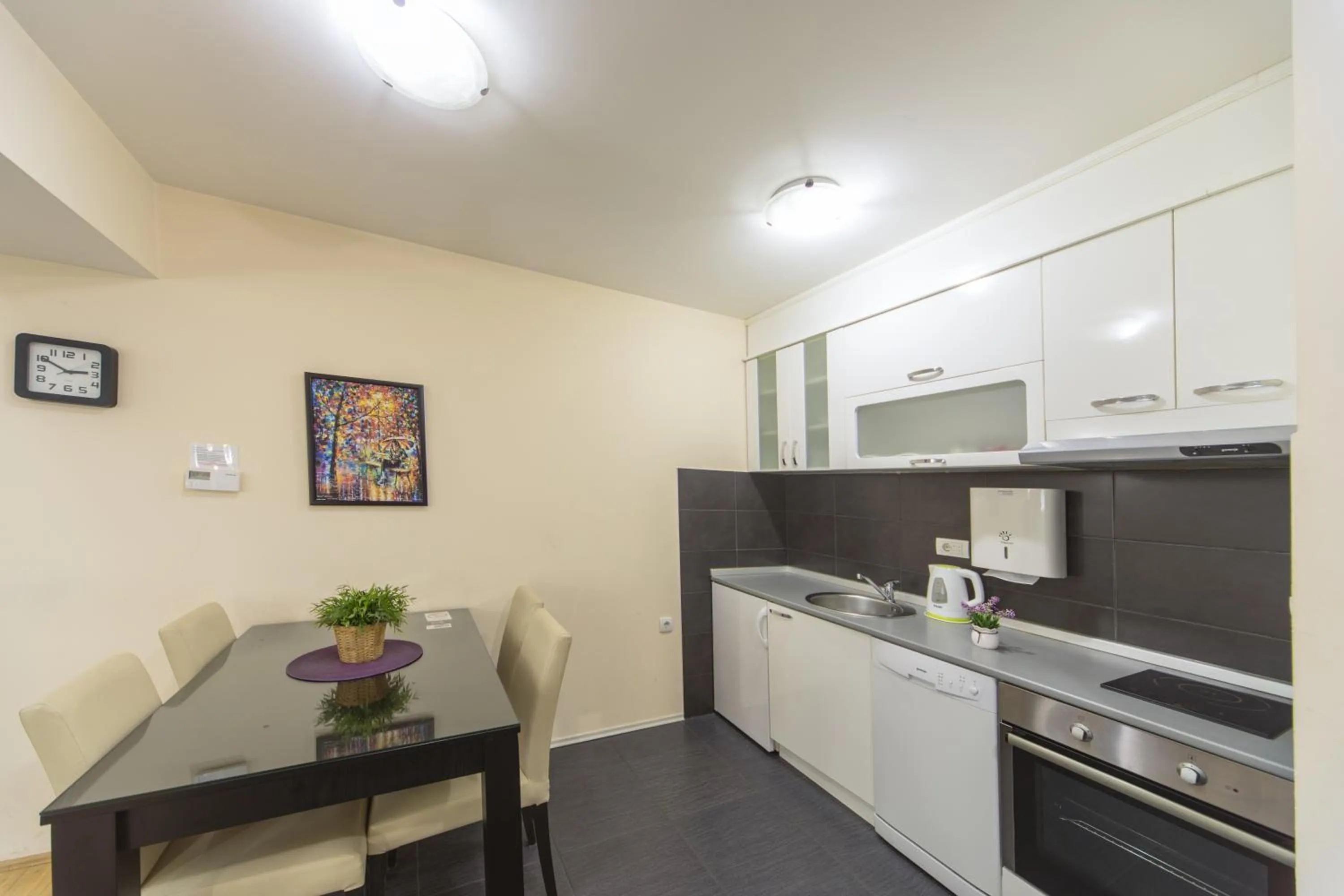 Kitchen or kitchenette in F Apartmani Kragujevac