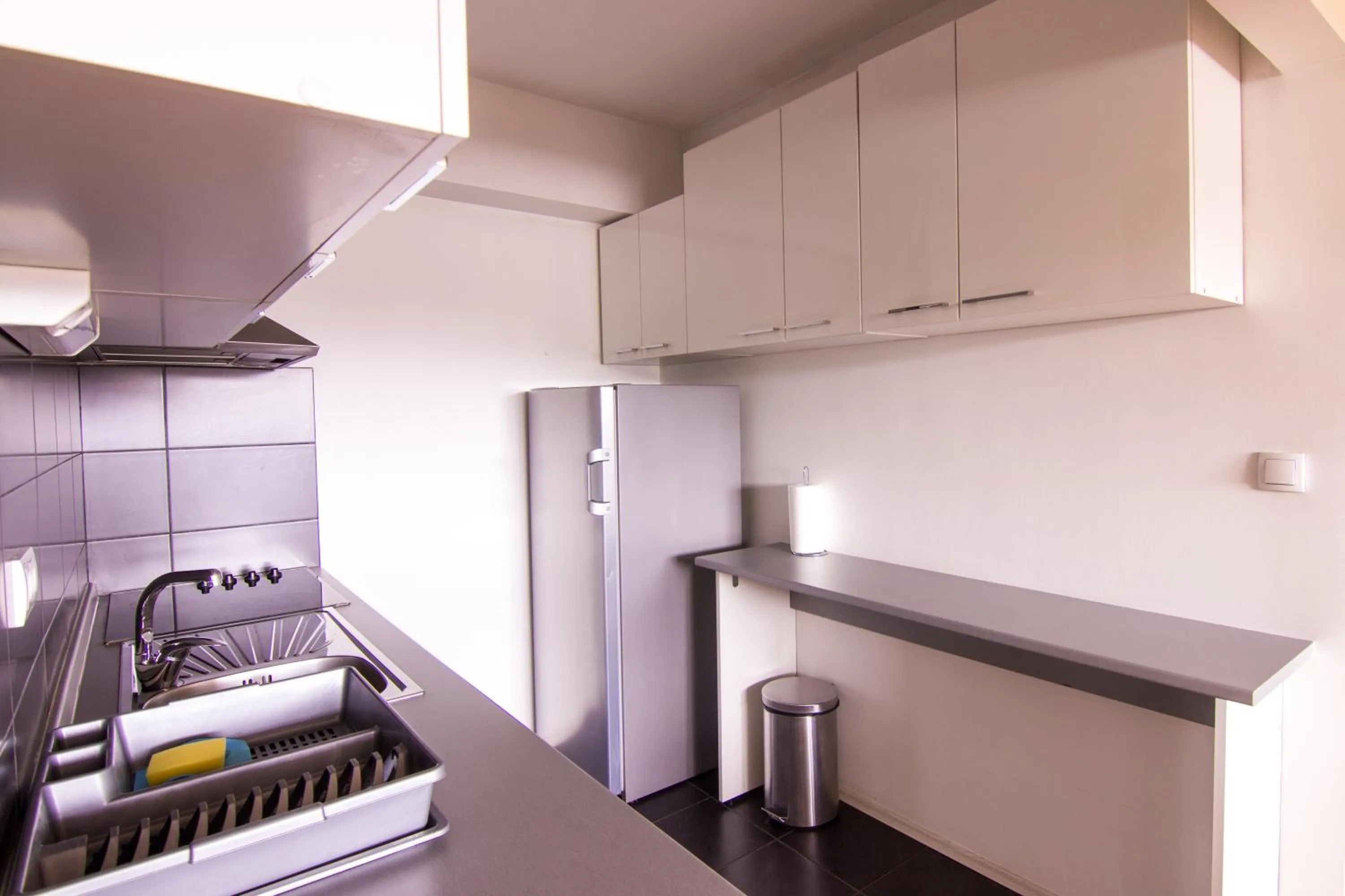 Kitchen or kitchenette in F Apartmani Kragujevac