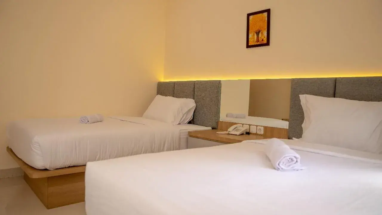 Bed in Hotel Luansa Klui Bed in Hotel Luansa Klui