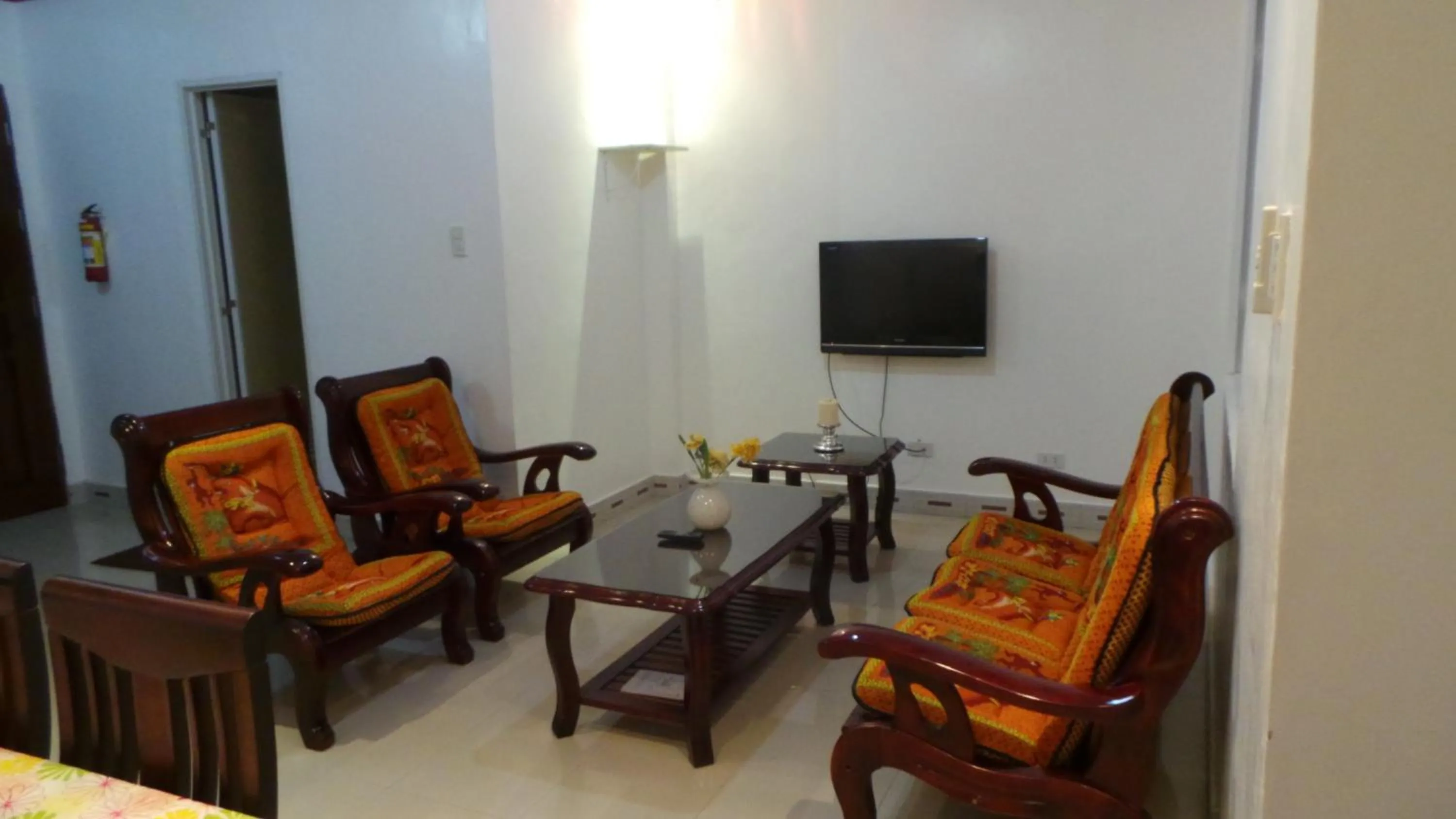 Seating area in Magdalene Apartment
