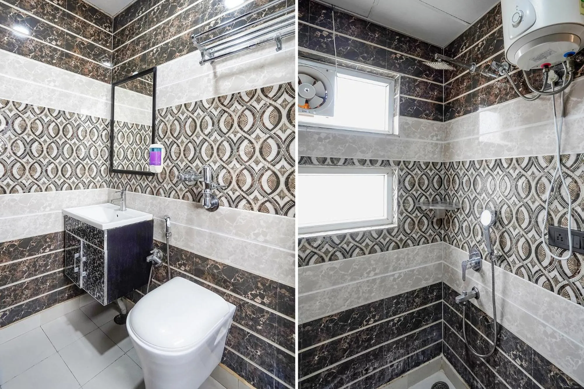 Bathroom in FabHotel 17 Suites - Kailash hospital