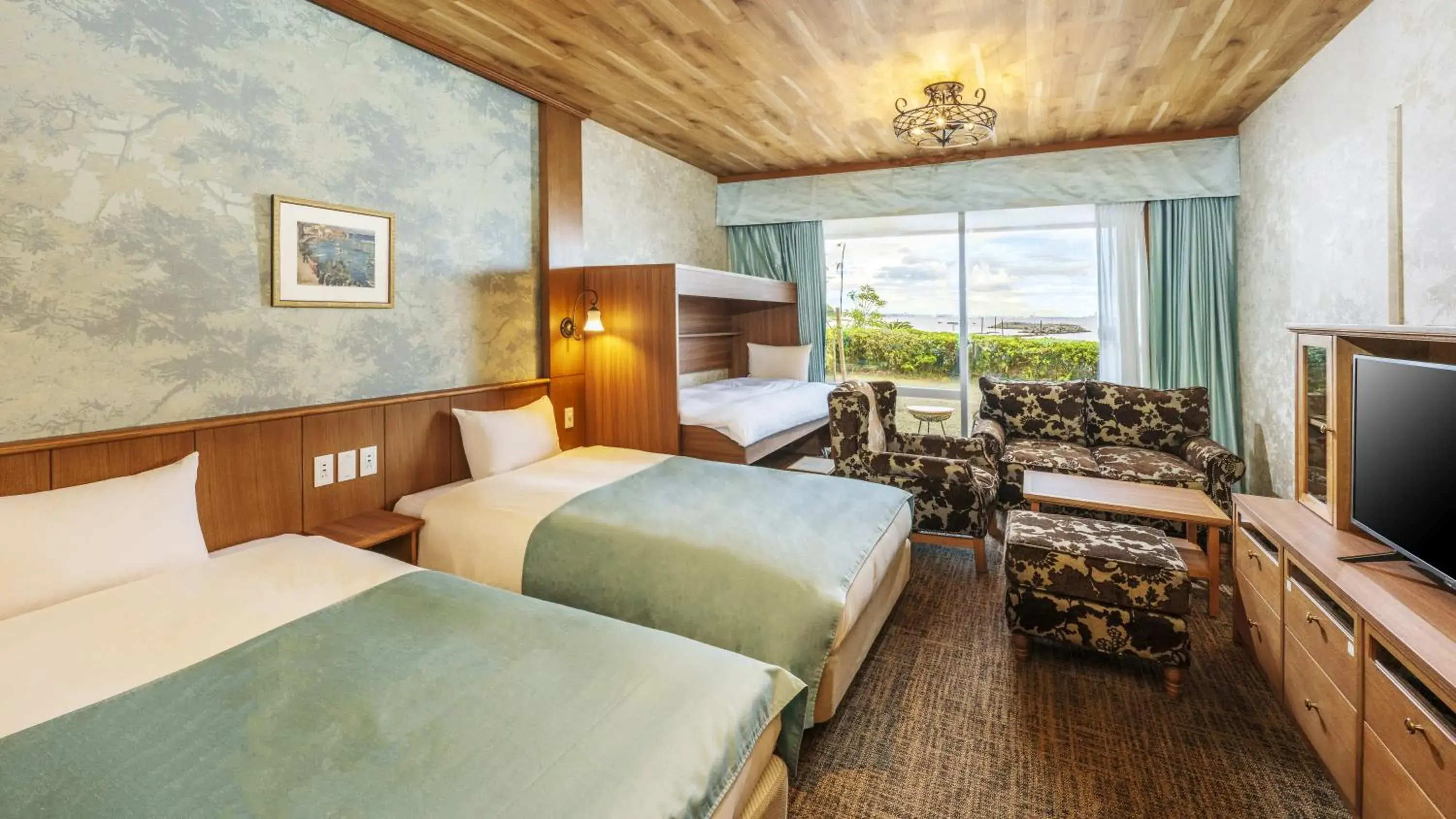 Twin Room with Garden View in La vista Yokosuka Kannonzaki Terrace Twin Room with Garden View in La vista Yokosuka Kannonzaki Terrace