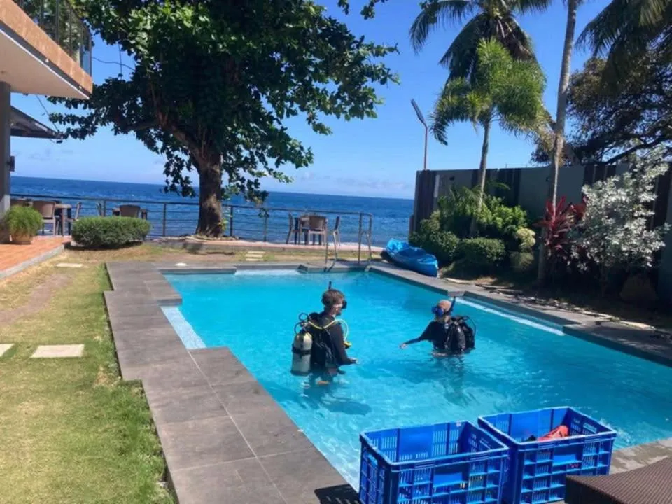Pool view in Baki Divers and Beach Resort
