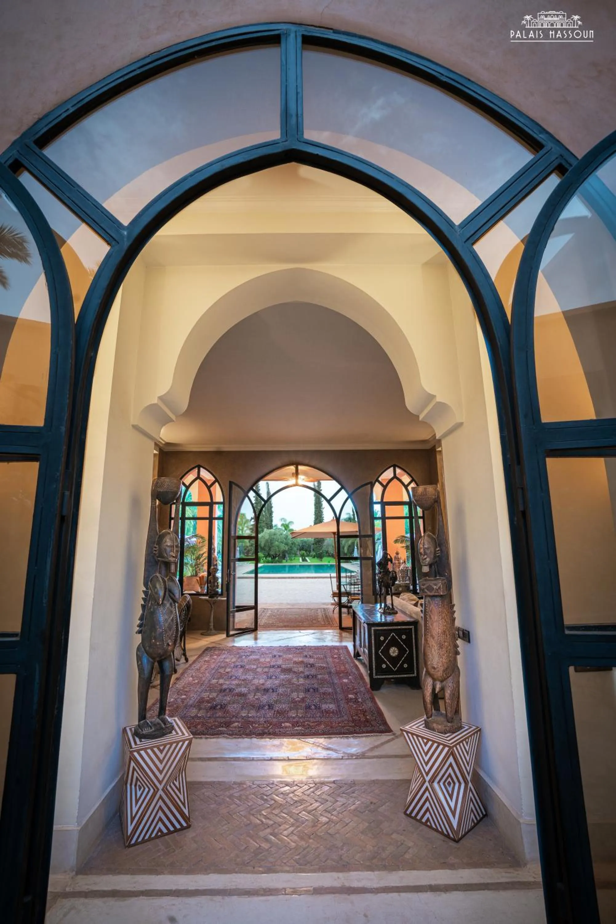 Bed in Palais Hassoun Marrakech