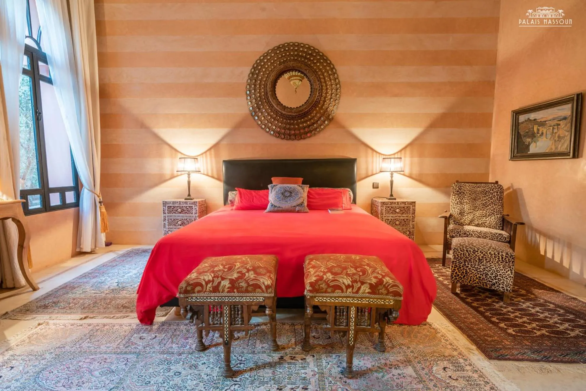 Bed in Palais Hassoun Marrakech