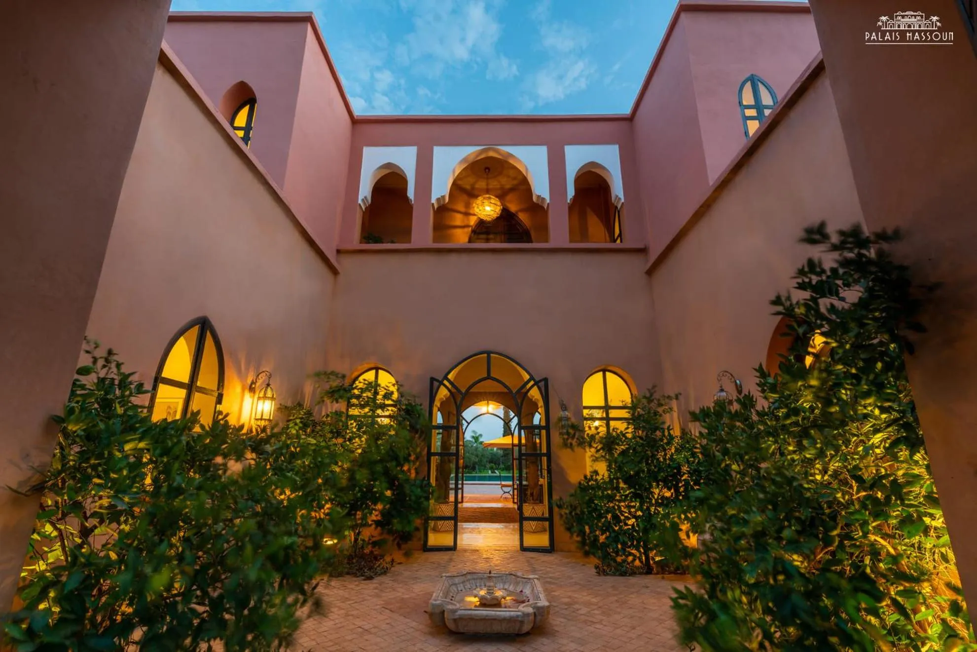 Patio in Palais Hassoun Marrakech