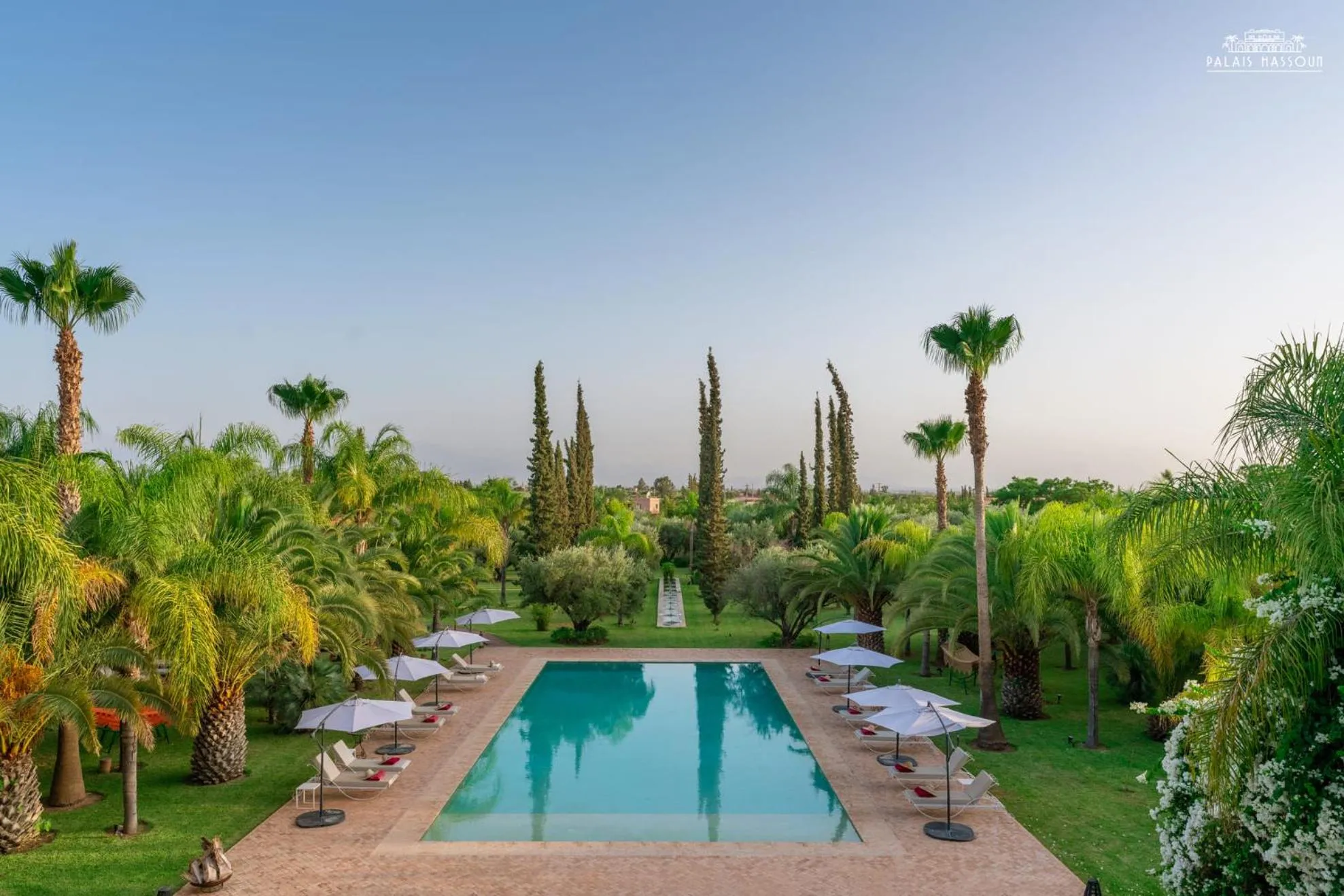 Swimming pool in Palais Hassoun Marrakech