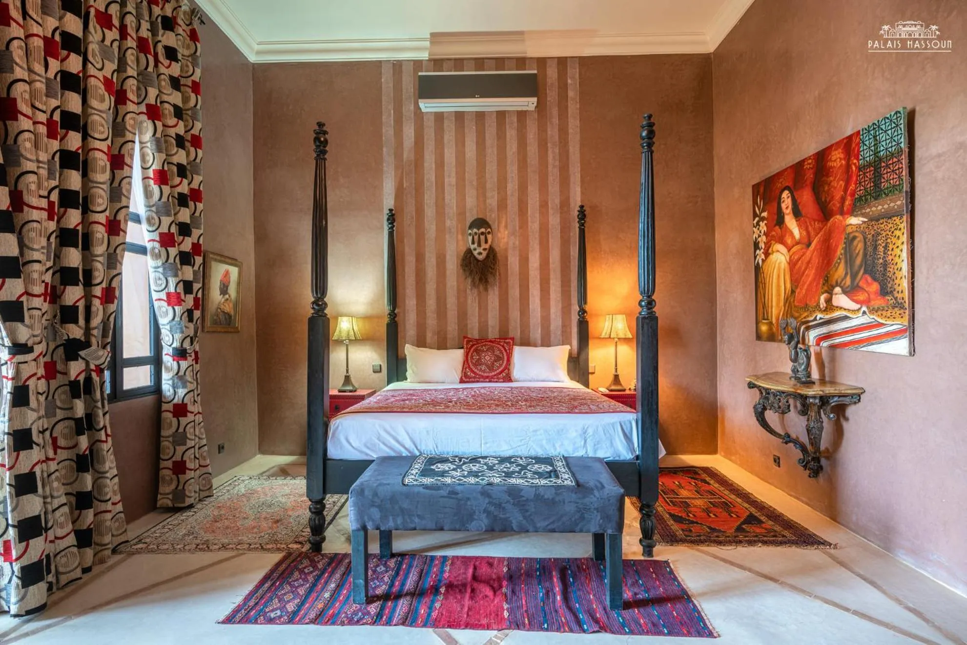 Bed in Palais Hassoun Marrakech