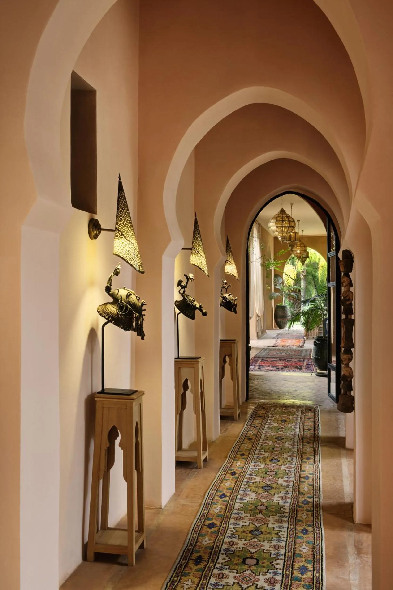 Bed in Palais Hassoun Marrakech