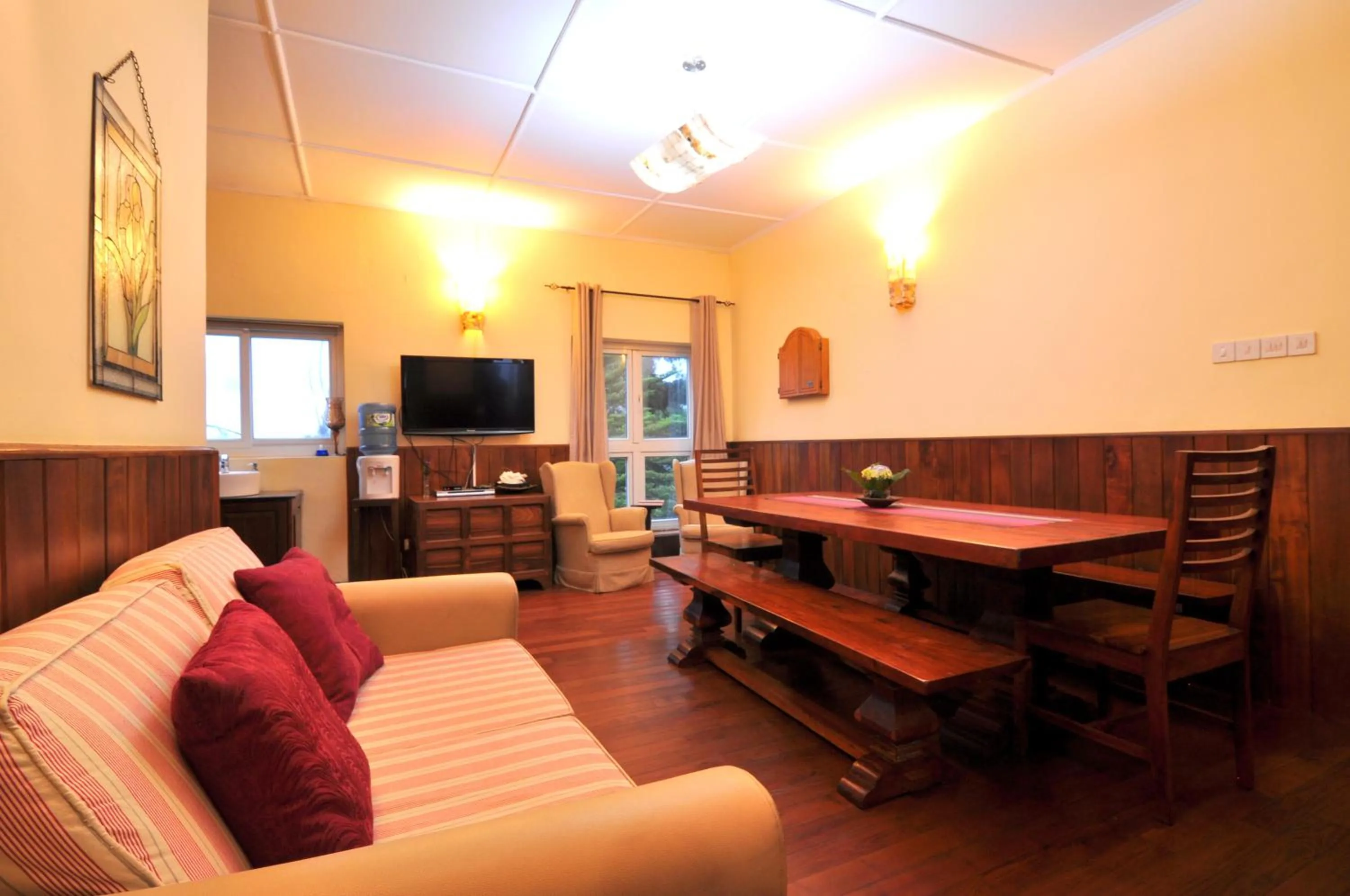 Living room in Clouds Holiday Bungalow