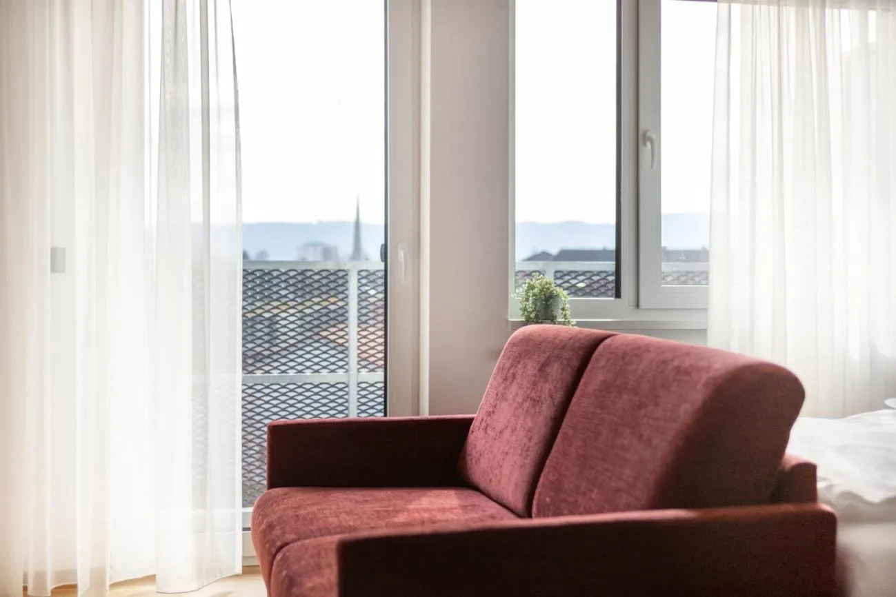 Seating area in Brera Serviced Apartments Singen