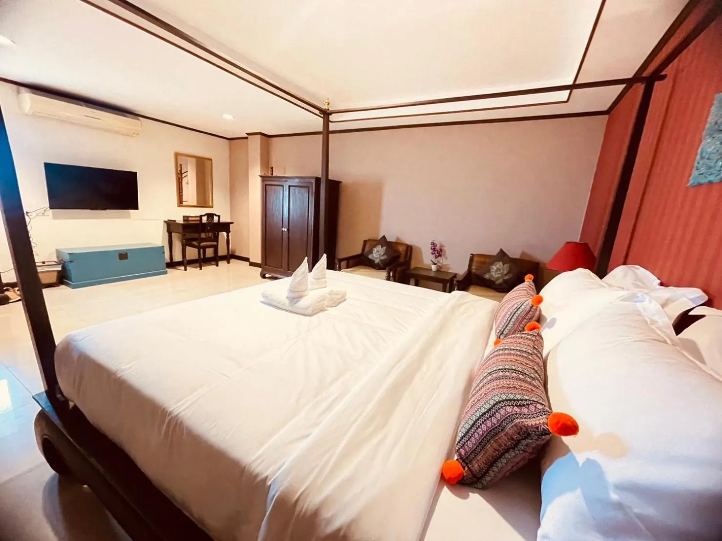 Bedroom, Bed in Na Thapae Chiangmai Hotel