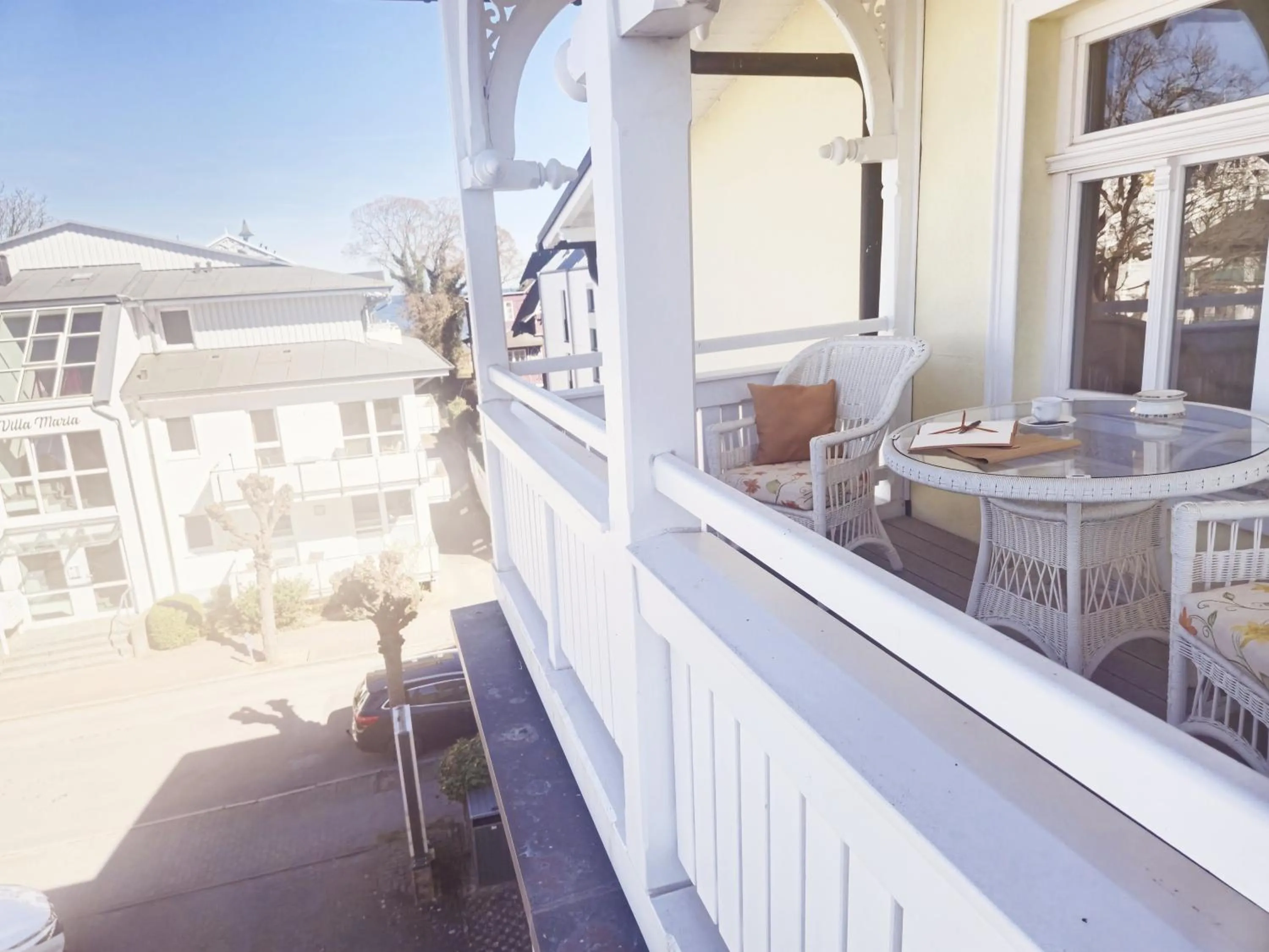 Balcony/Terrace in Hotel Villa Meeresgruss