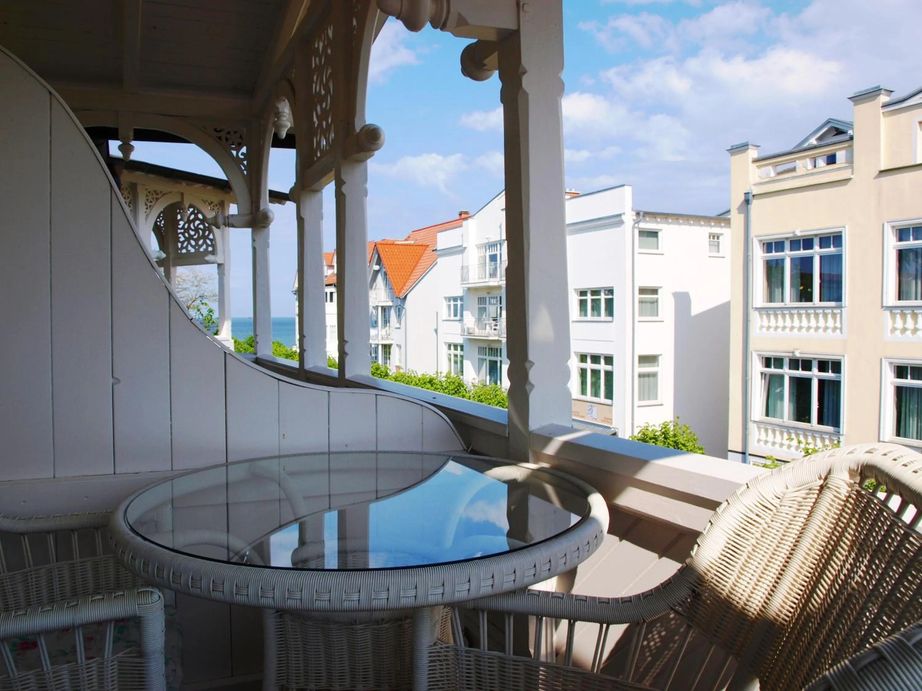 Balcony/Terrace in Hotel Villa Meeresgruss